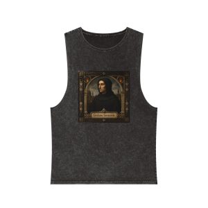 Girolamo Savonarola Unisex Stonewash Tank Top