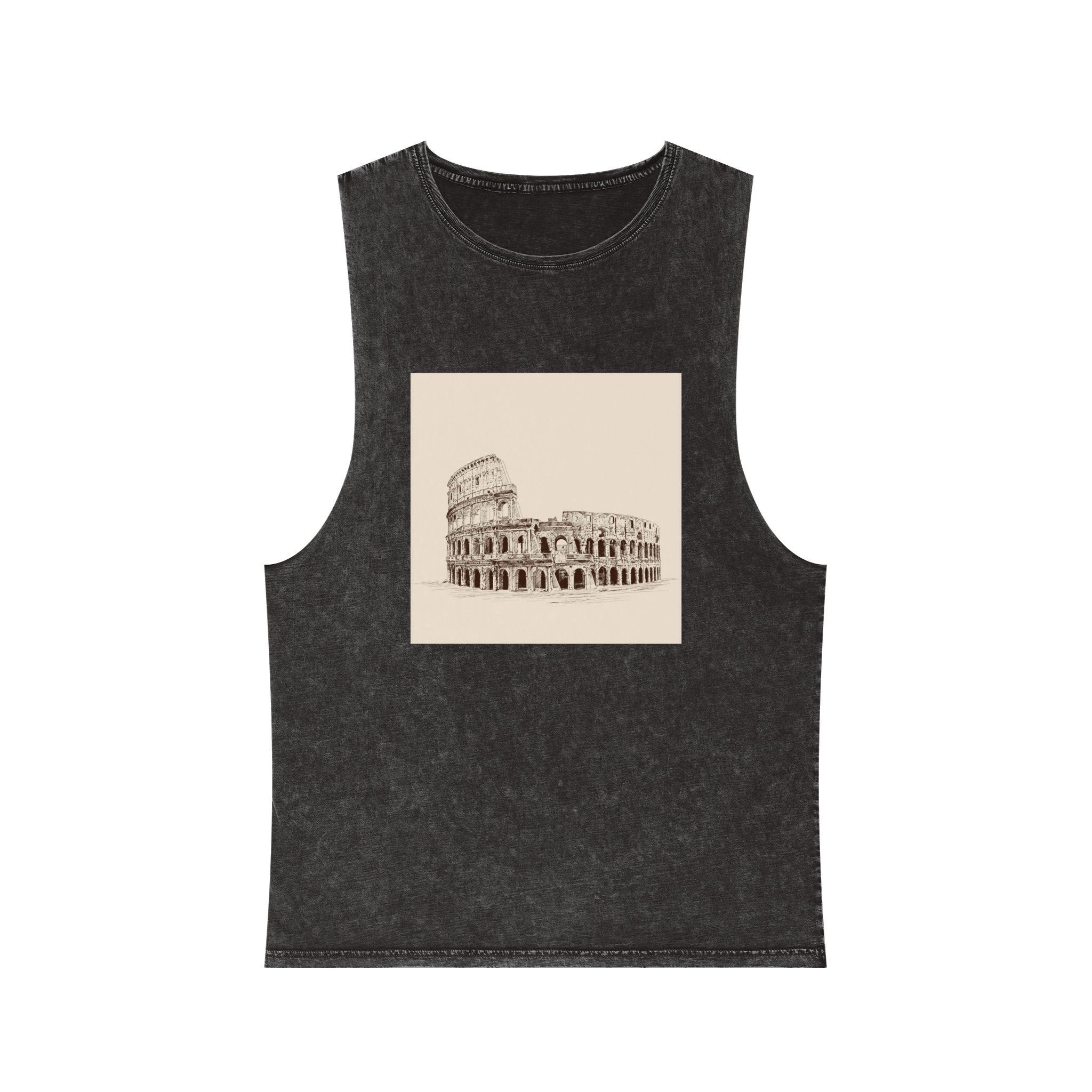 Historical Design BBE048 Unisex Stonewash Tank Top