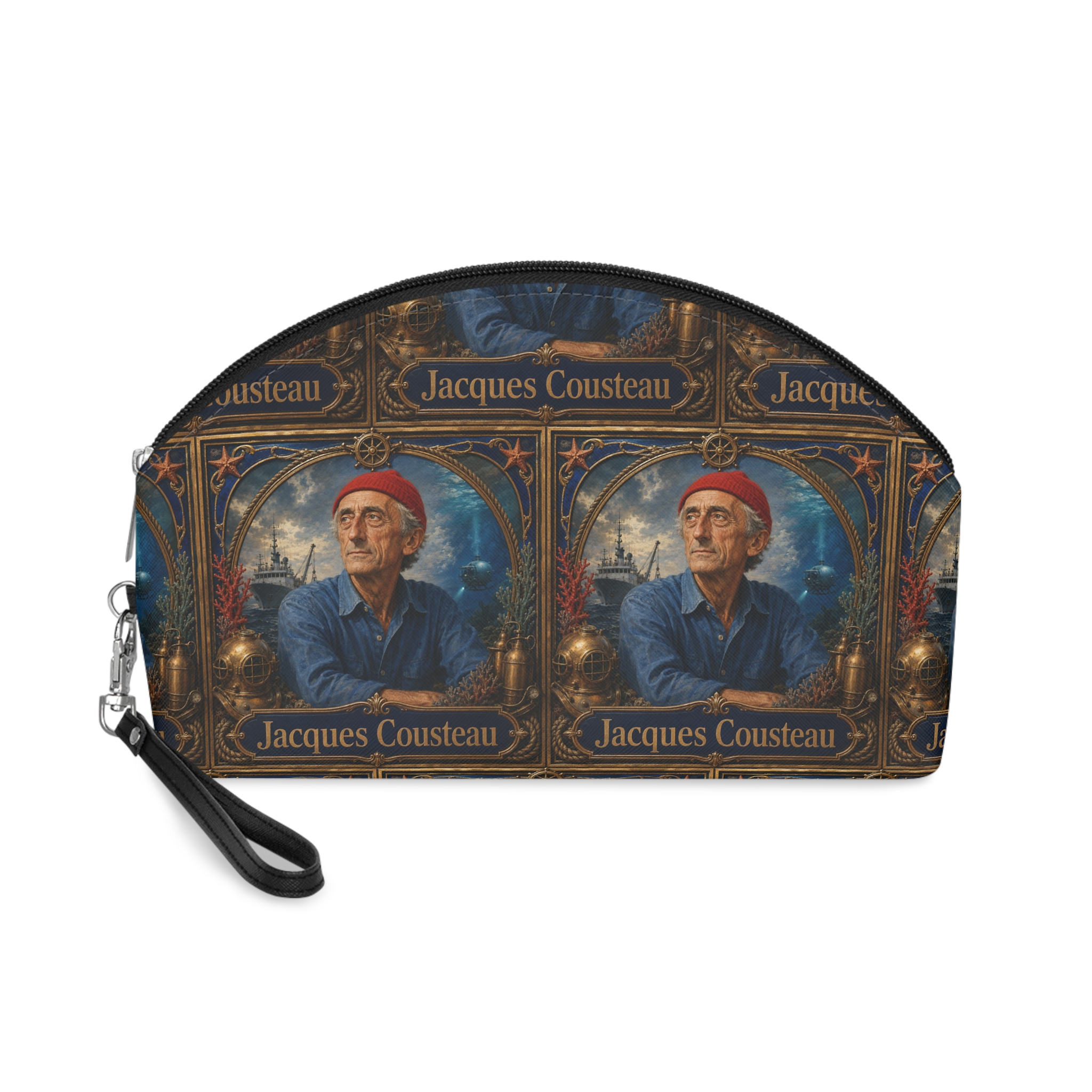 Jacques Cousteau Makeup Bag