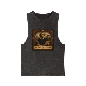 William Shakespeare Unisex Stonewash Tank Top