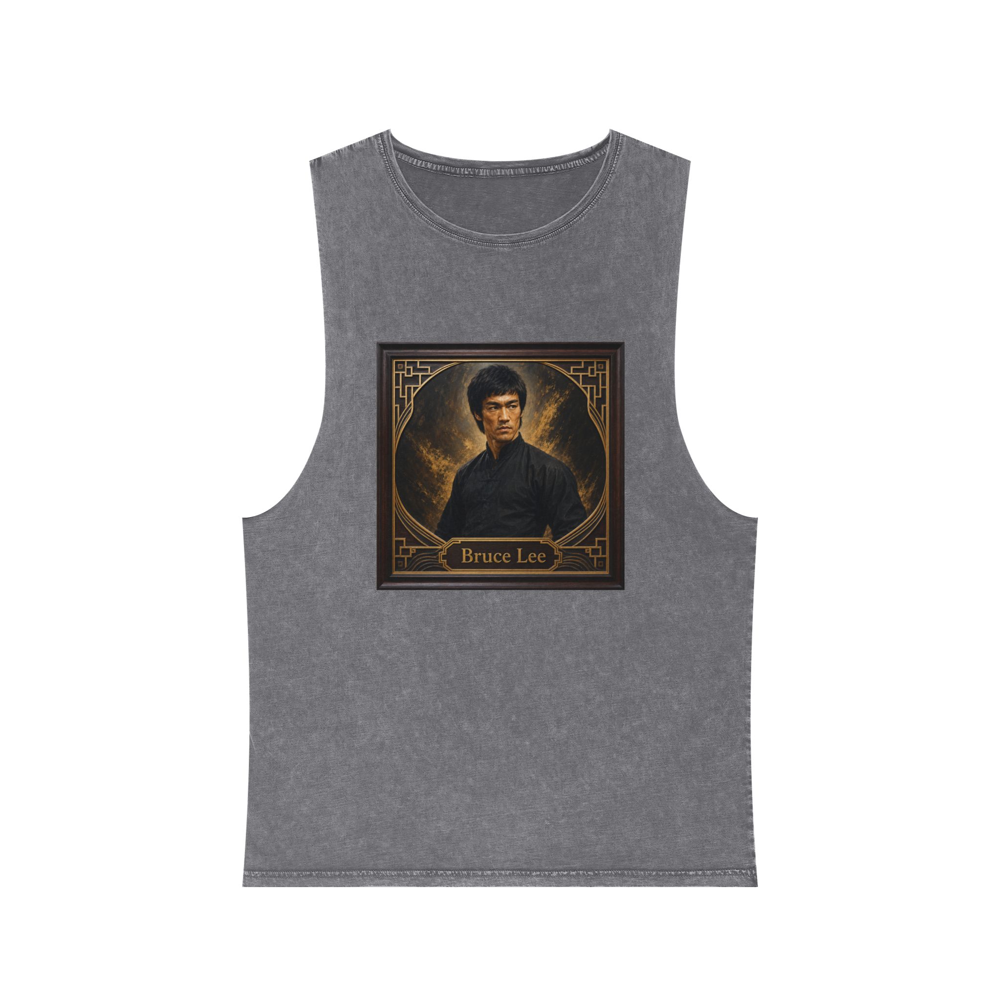 Bruce Lee Unisex Stonewash Tank Top - Image 9