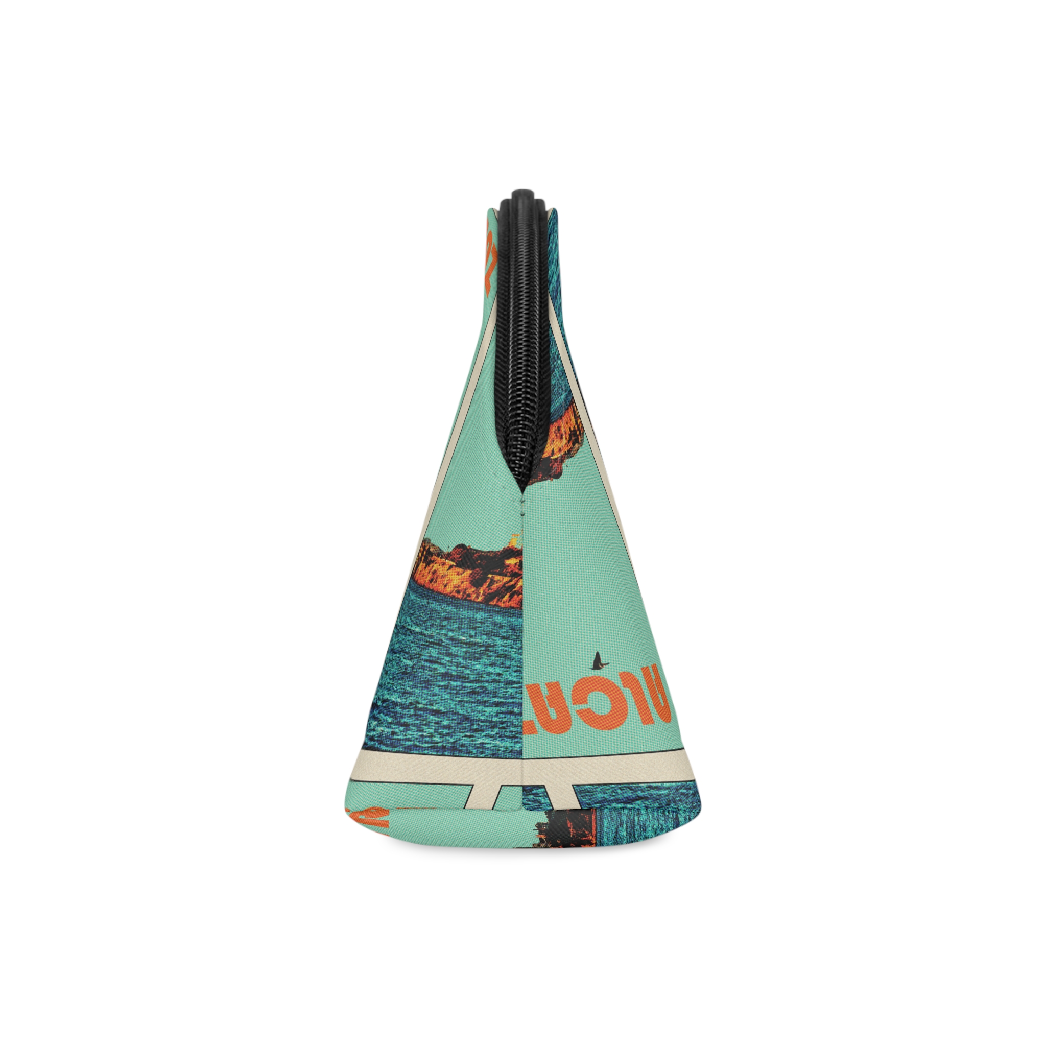 Alcatraz Retro Travel Poster Makeup Bag - Image 4