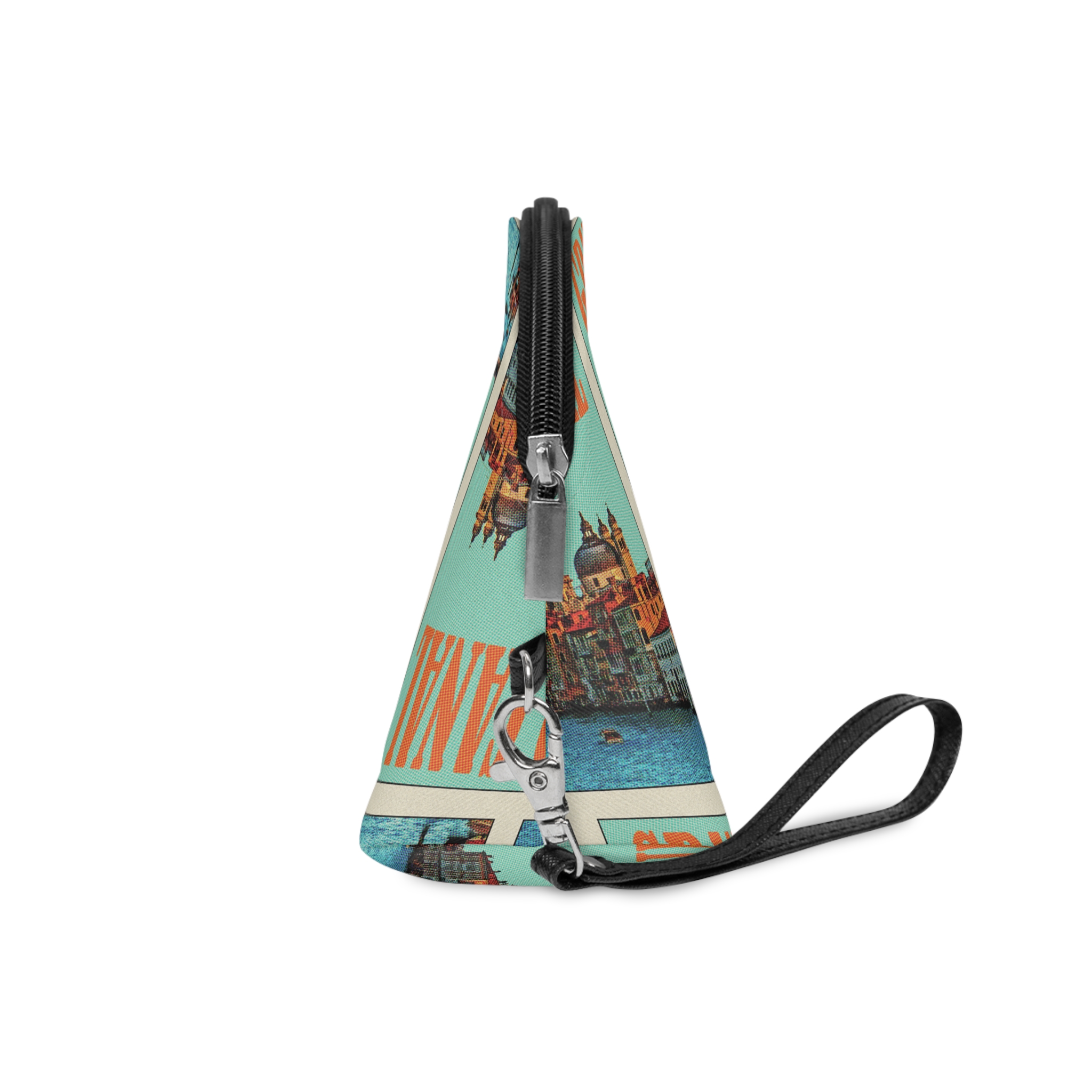 Grand Canal Retro Travel Poster (1) Makeup Bag - Image 3