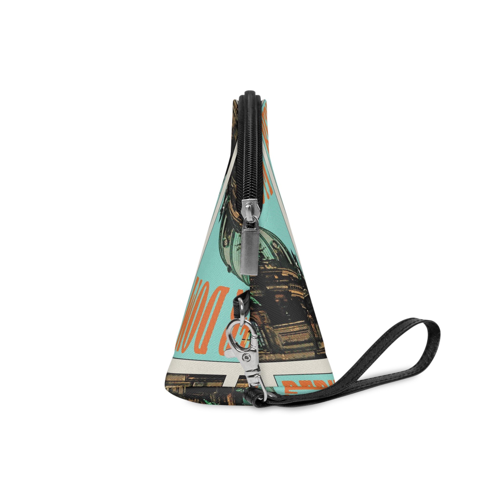 Berliner Dom Retro Travel Poster Makeup Bag - Image 3