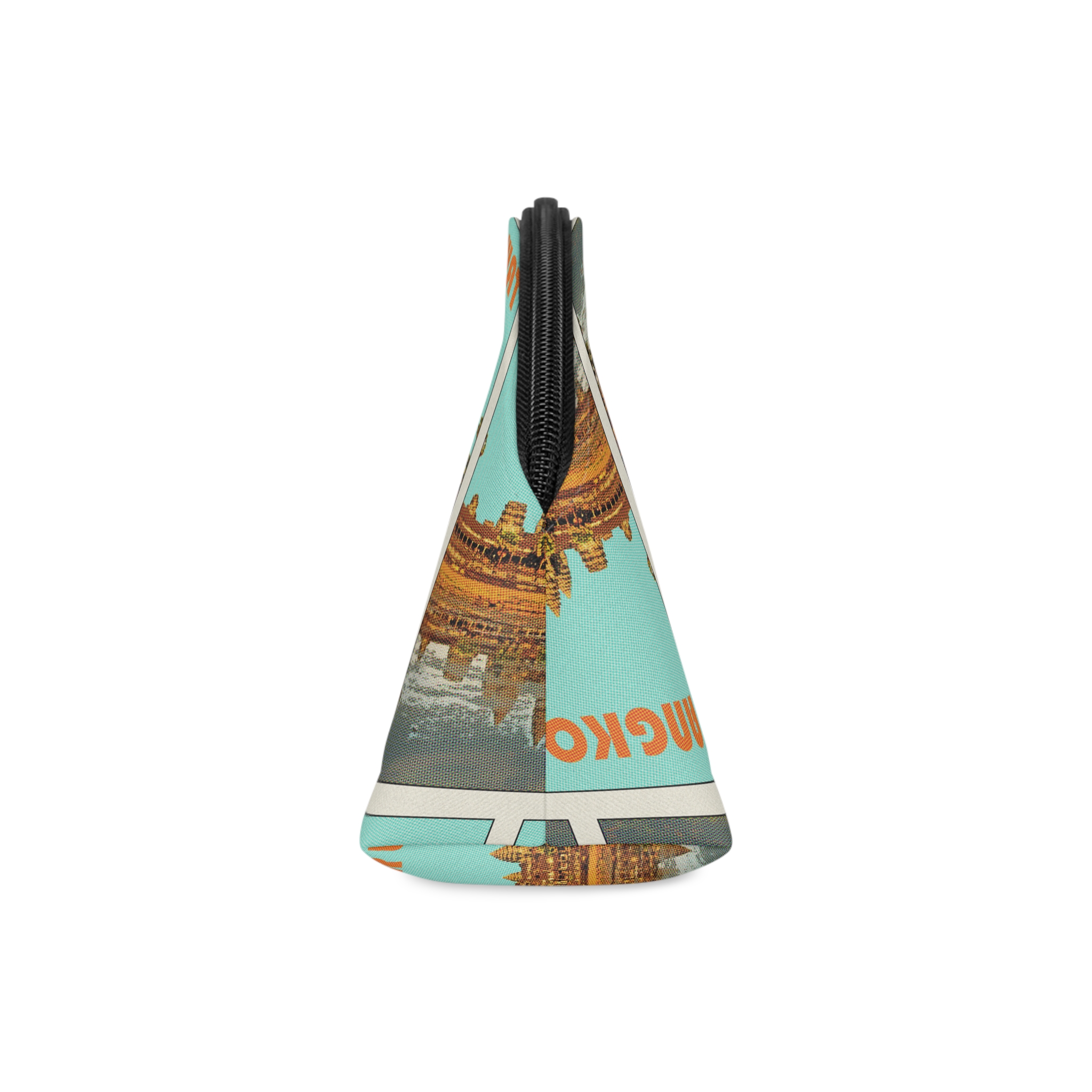 Angkor Wat Retro Travel Poster Makeup Bag - Image 4