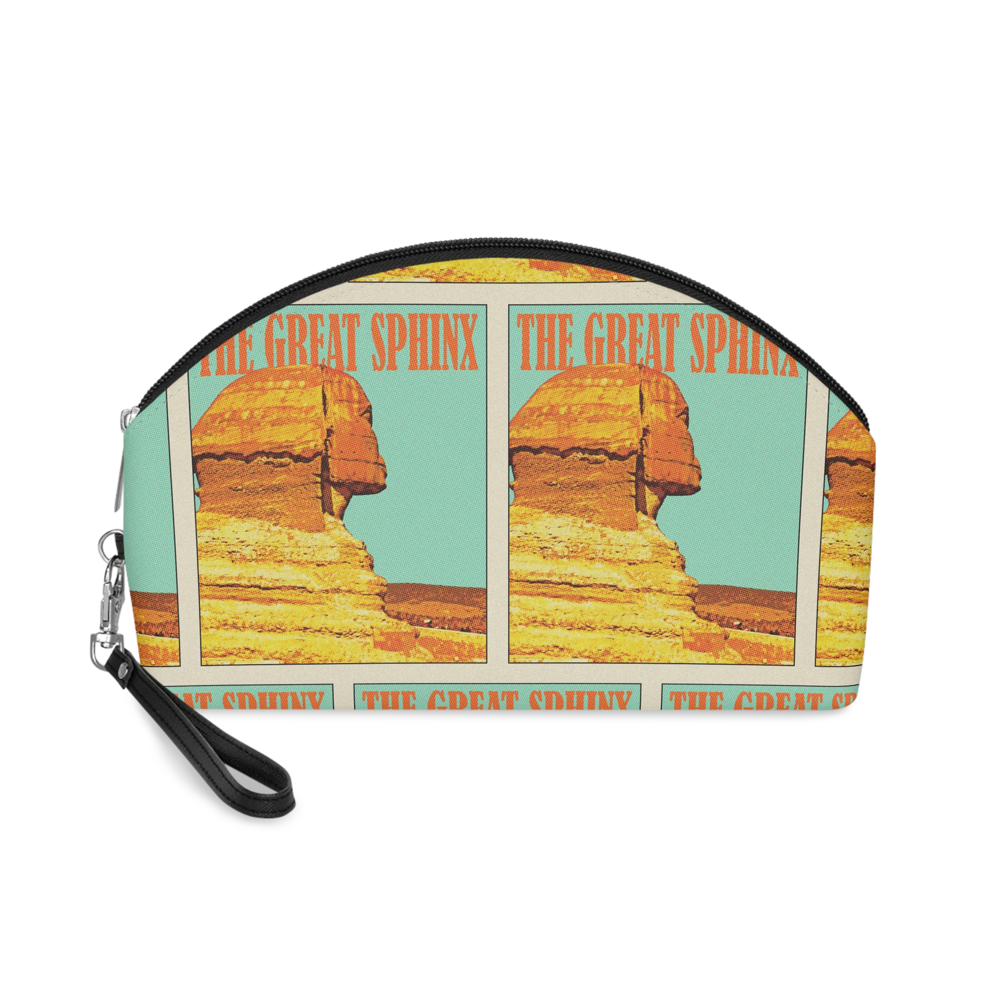 Great Sphinx Retro Travel Poster (1) Makeup Bag