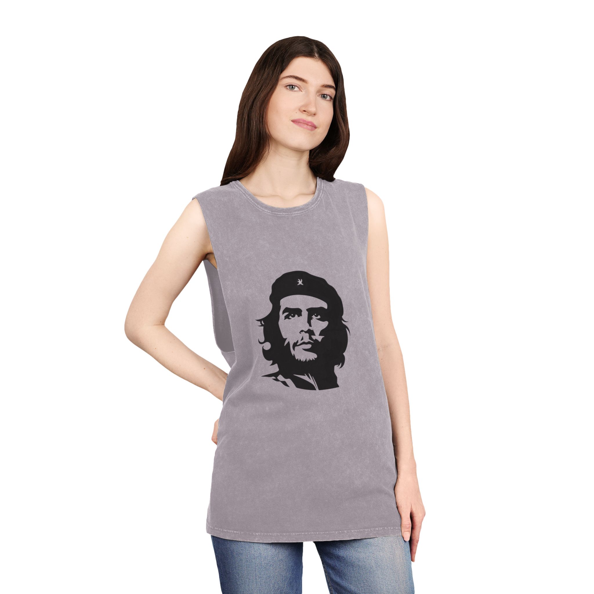 Che Guevara Unisex Stonewash Tank Top - Image 20