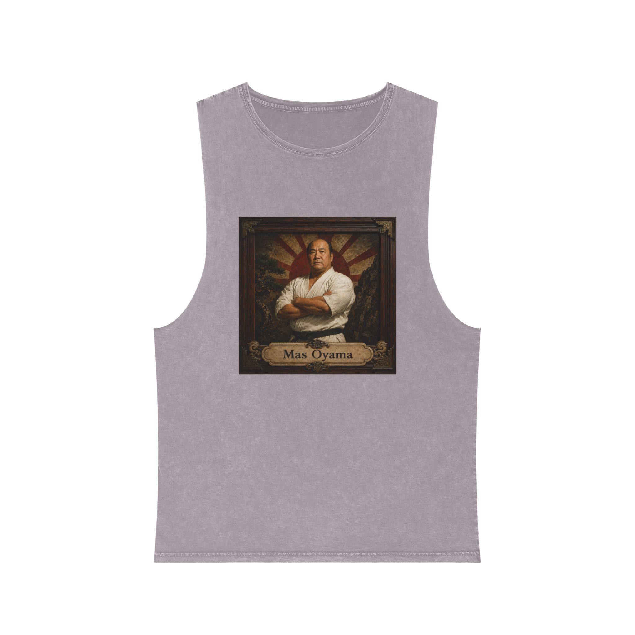 Mas Oyama Unisex Stonewash Tank Top - Image 17