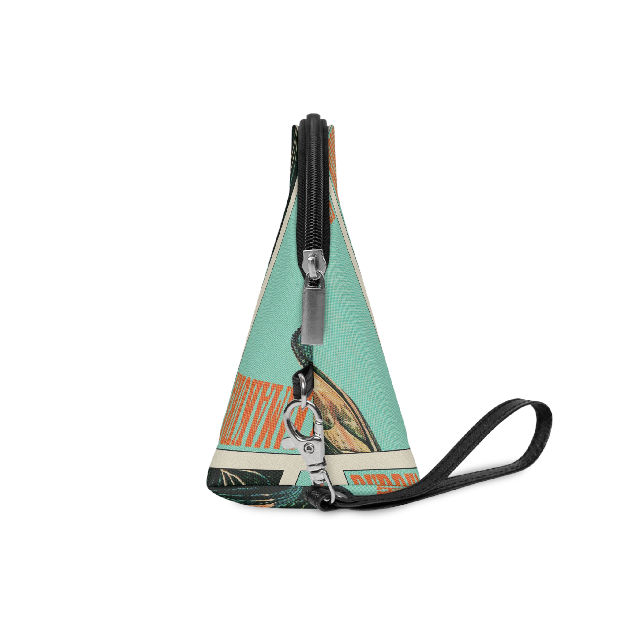 Buddha Kamakura Retro Travel Poster Makeup Bag - Image 3