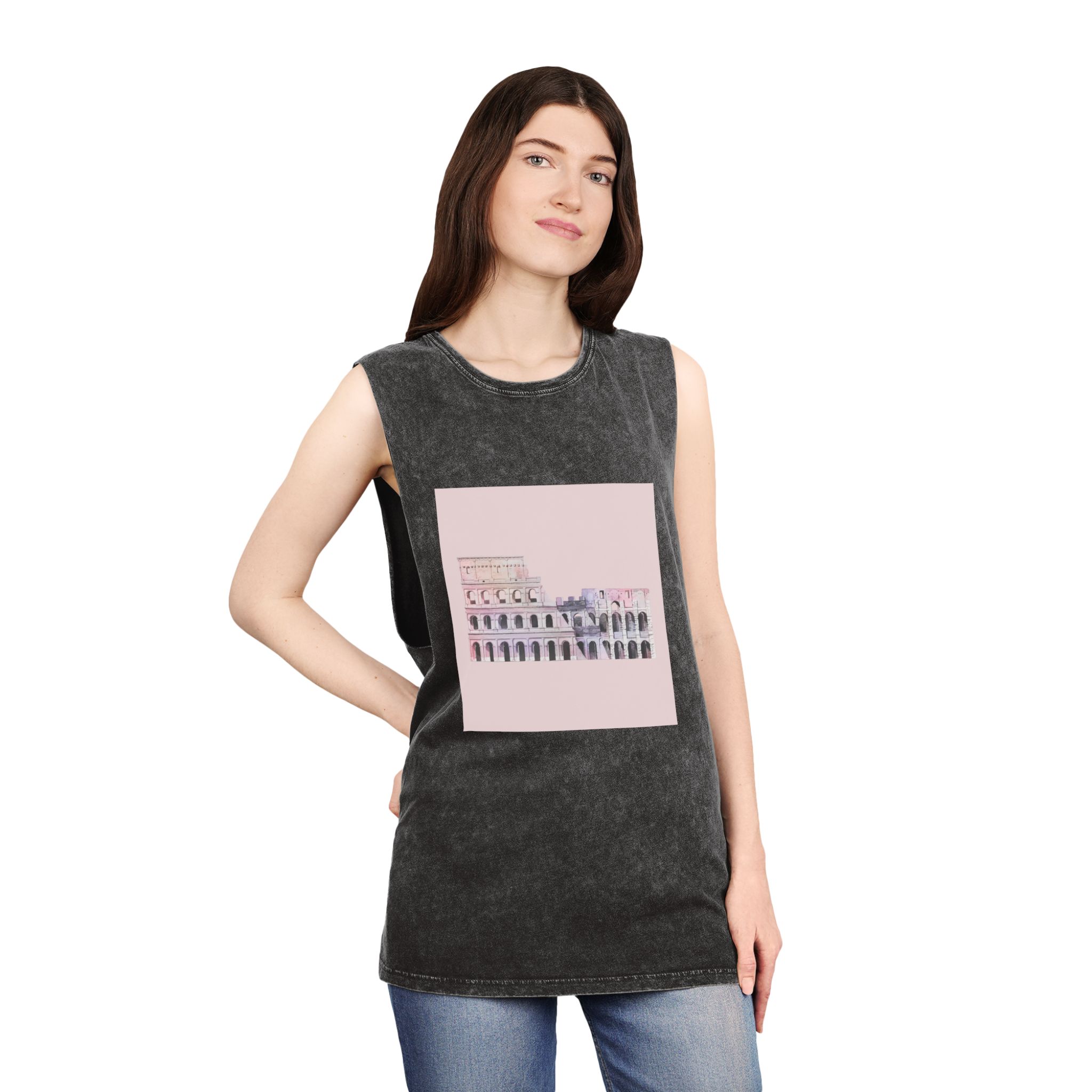 Historical Design 433677 Unisex Stonewash Tank Top - Image 4