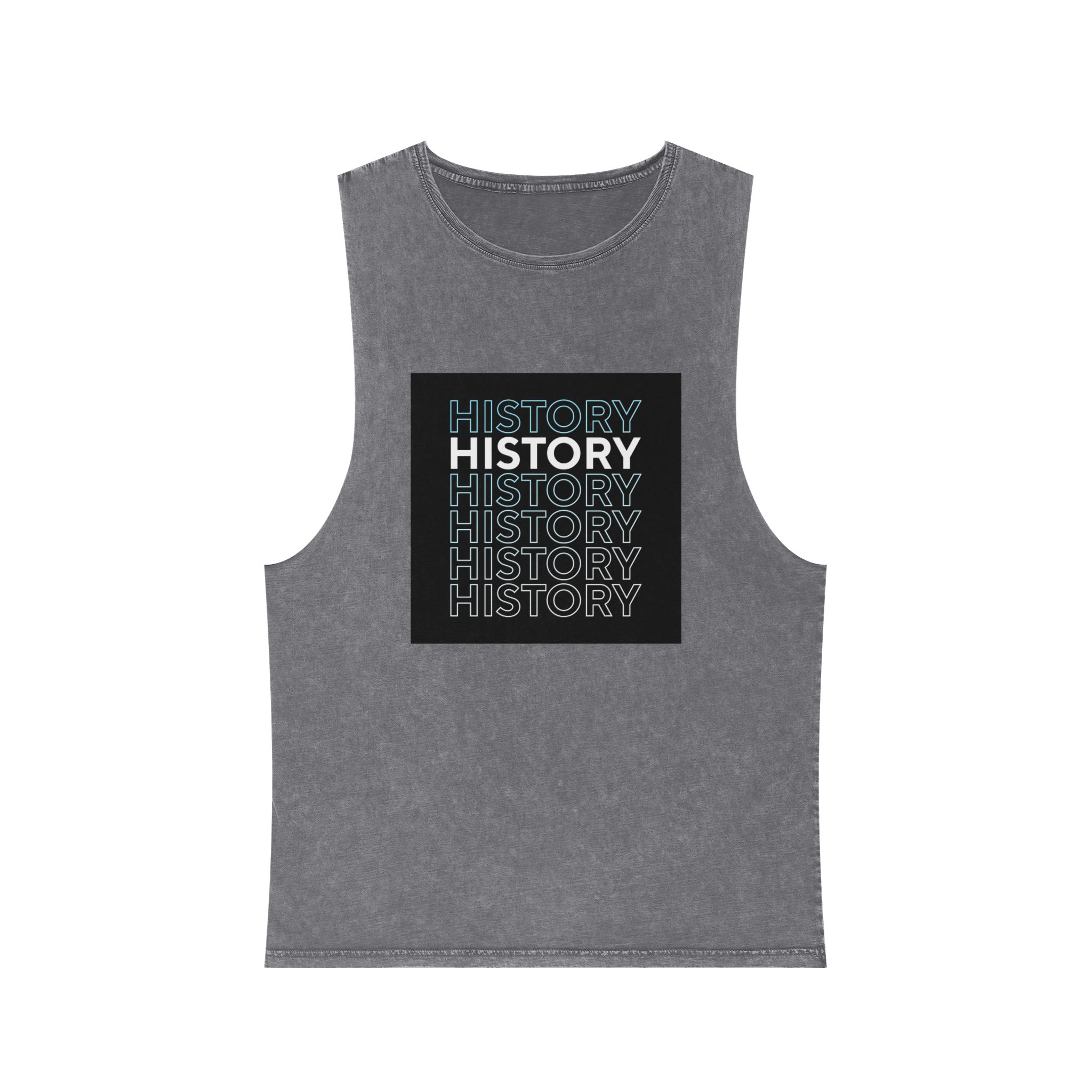 Text Effect Book Tshirt Design 2nd Time 65 Unisex Stonewash Tank Top - Image 9