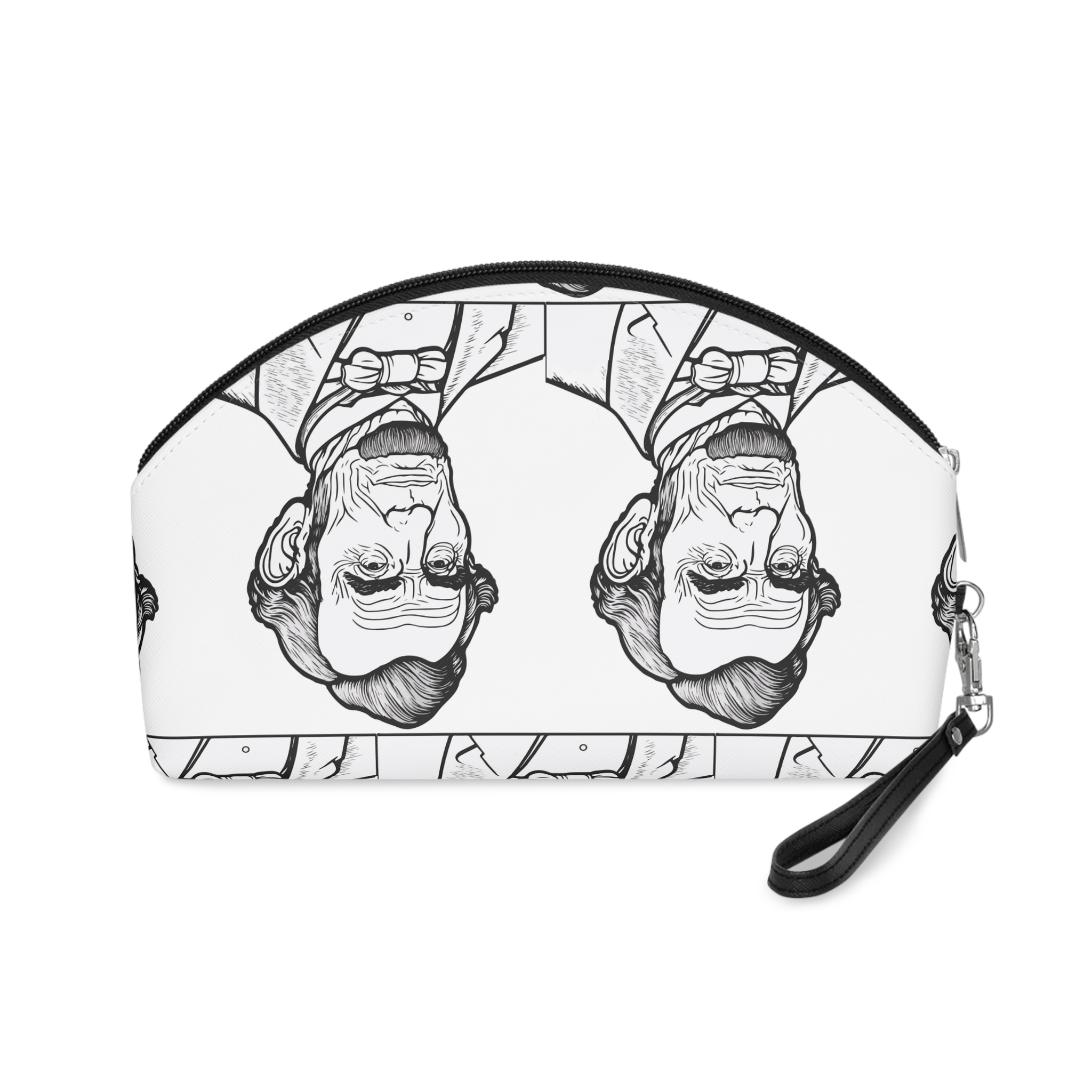 Abraham Lincoln Coloring Page Makeup Bag - Image 2