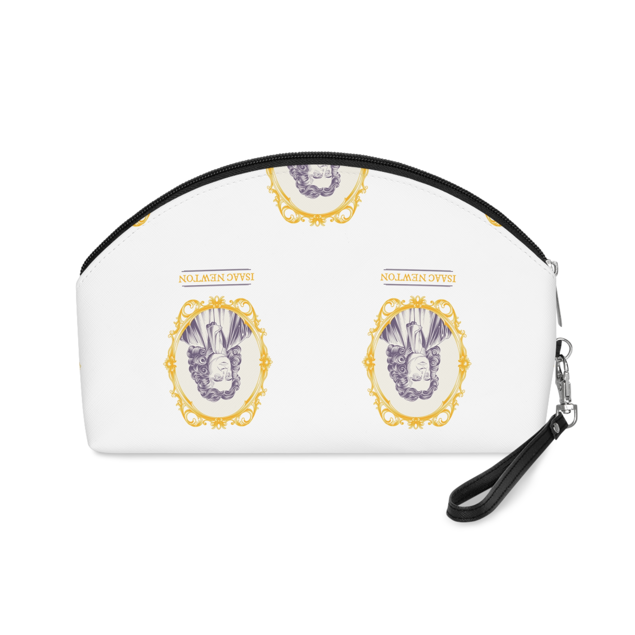 Hand Drawn Isaac Newton Illustration Makeup Bag - Image 2