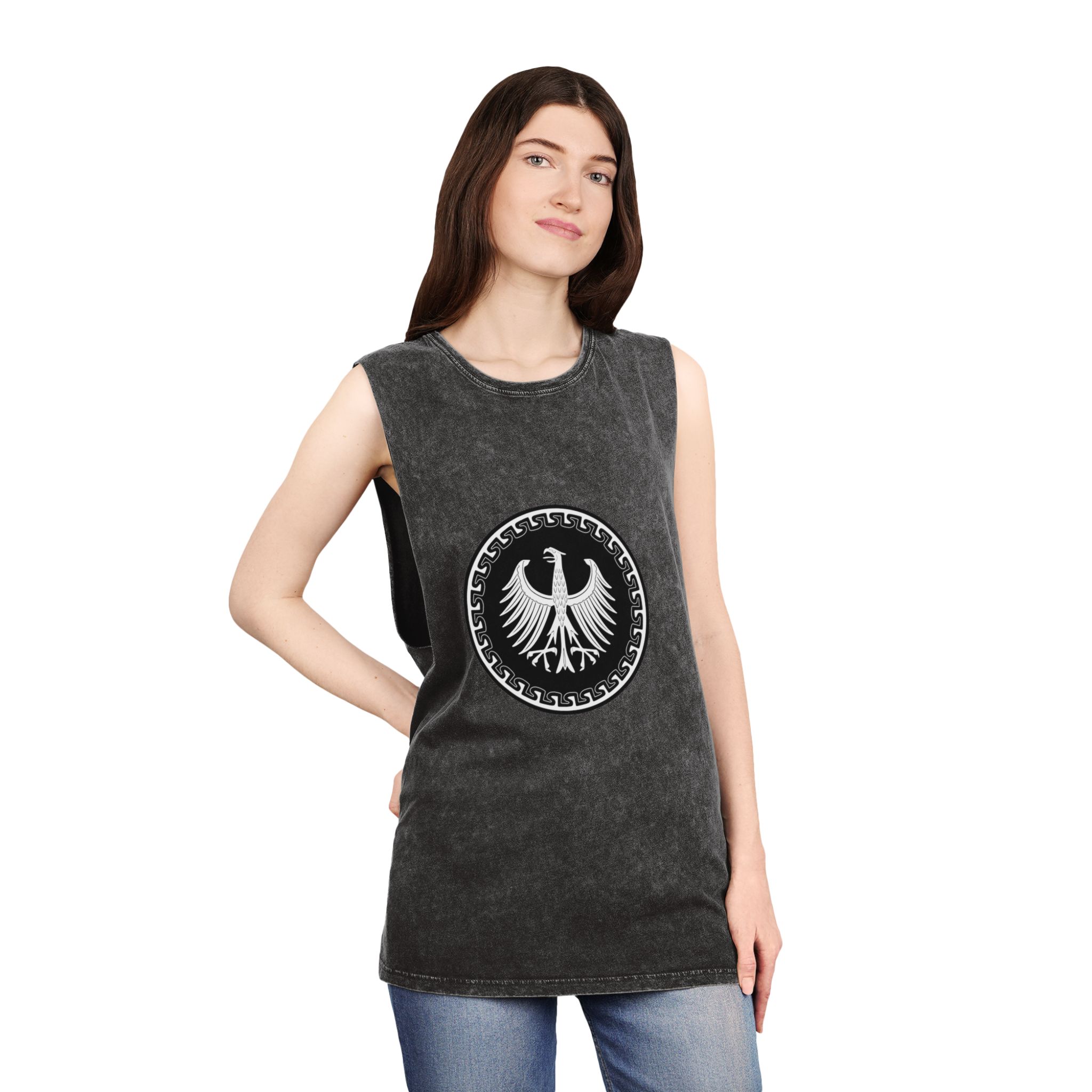 Historical Design 20BB62 Unisex Stonewash Tank Top - Image 4