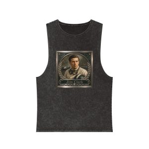 Jim Clark Unisex Stonewash Tank Top
