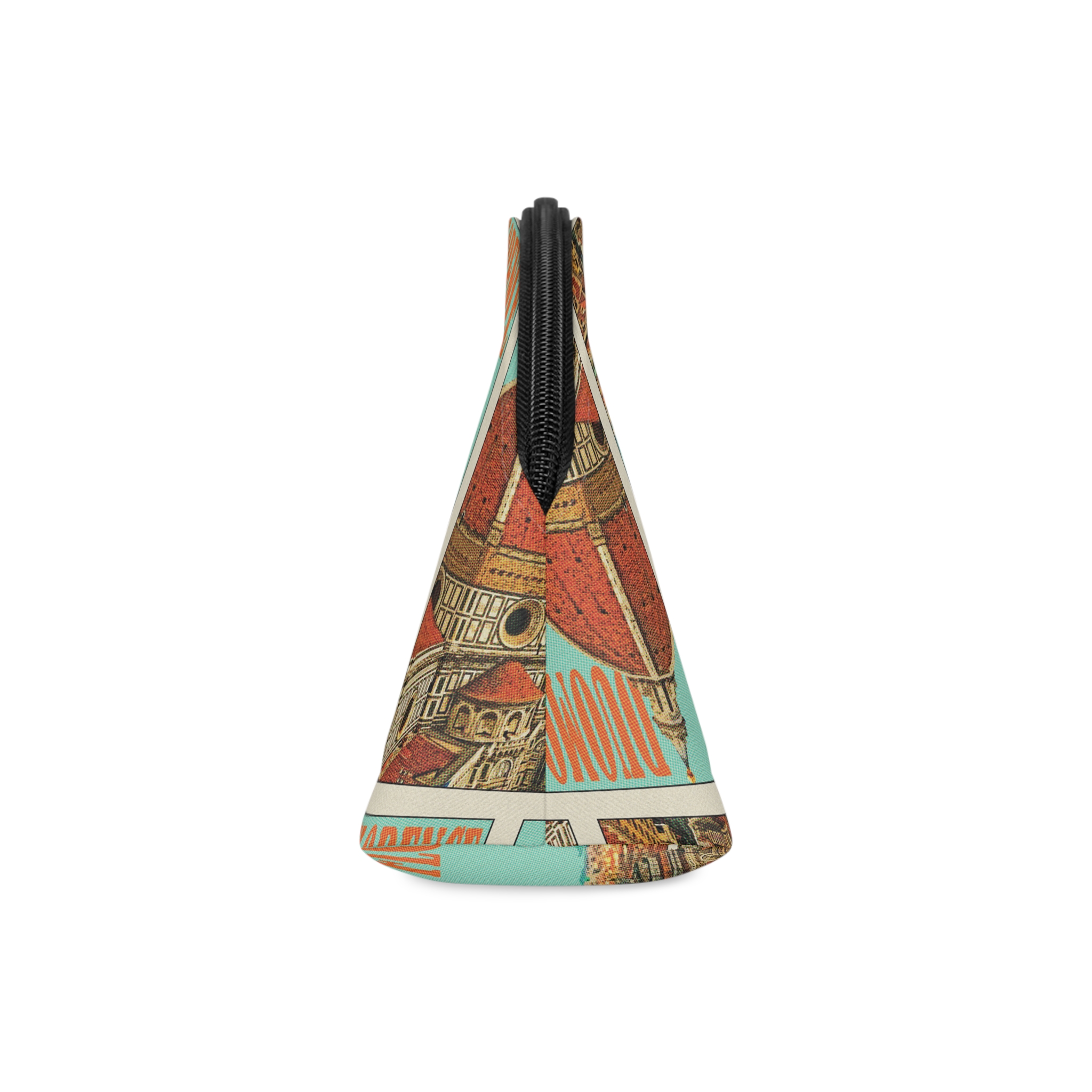 Duomo Florence Retro Travel Poster Makeup Bag - Image 4