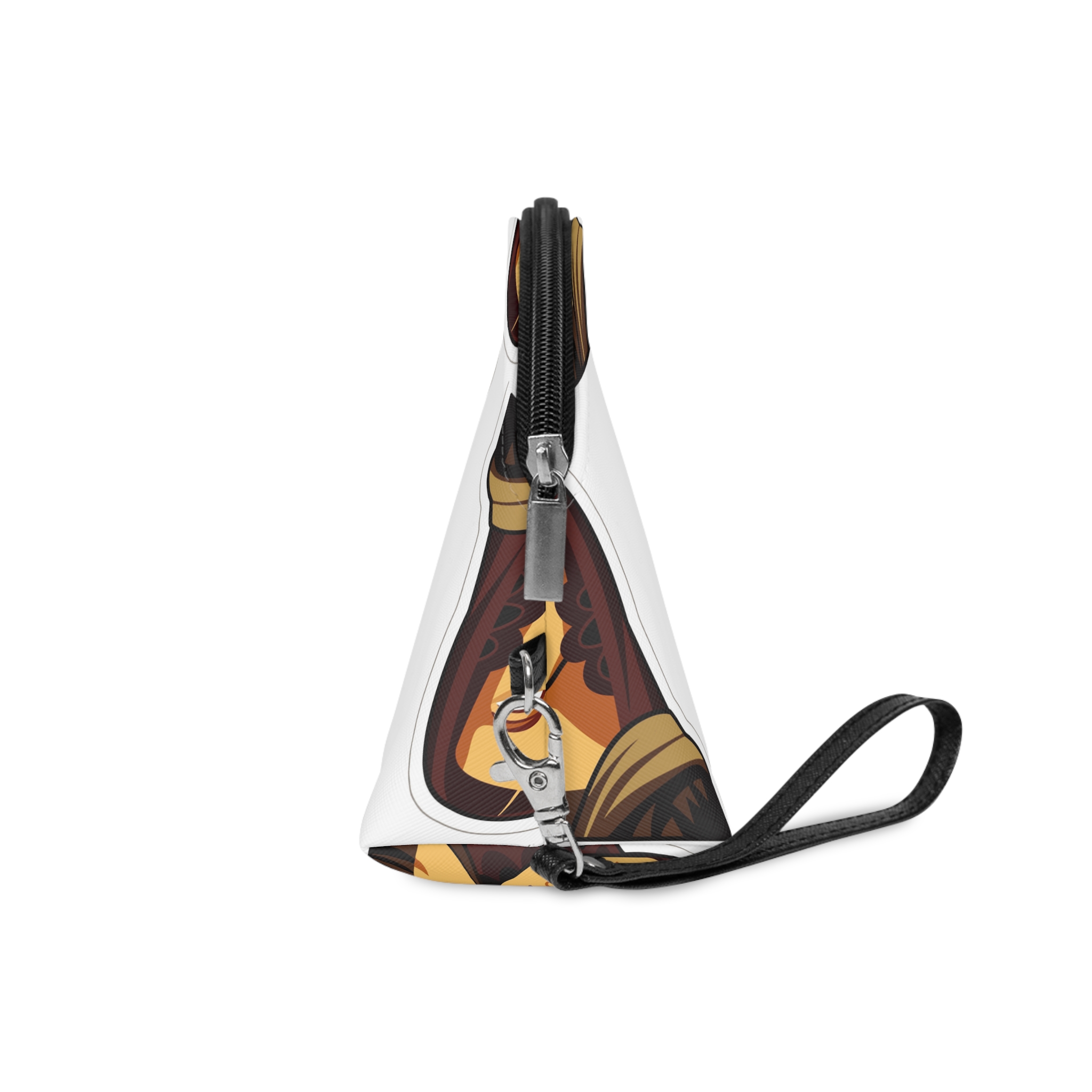Cartoon Mona Lisa Sticker Makeup Bag - Image 3