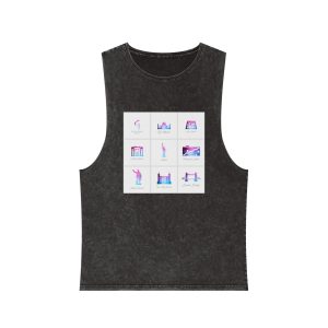Historical Design E4DCA1 Unisex Stonewash Tank Top