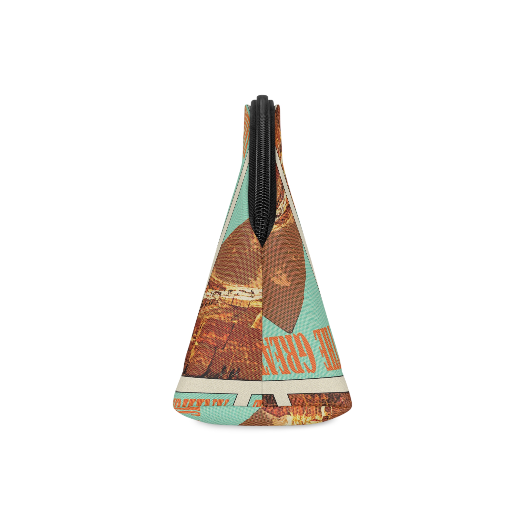 Great Sphinx Retro Travel Poster Makeup Bag - Image 4