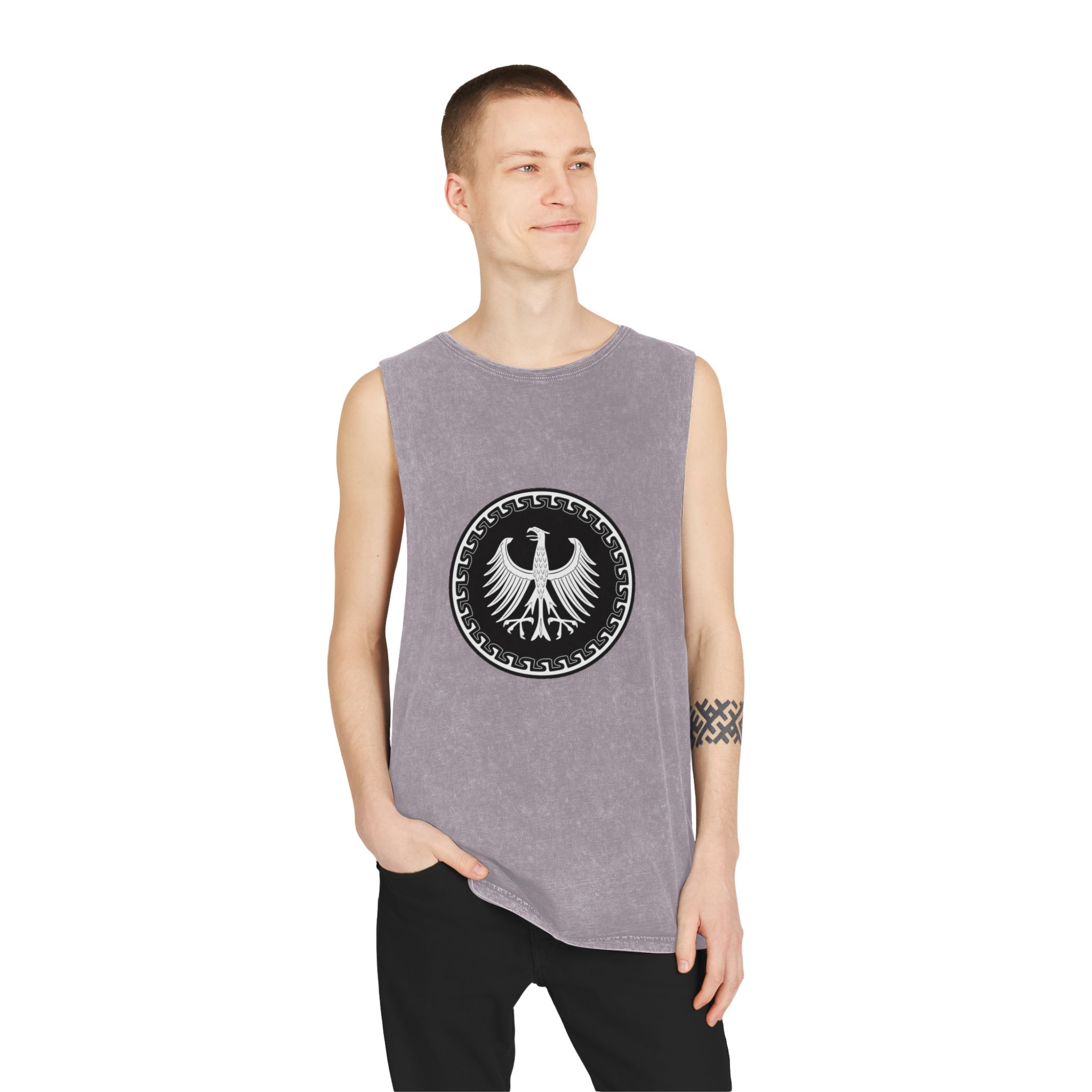 Historical Design 20BB62 Unisex Stonewash Tank Top - Image 19