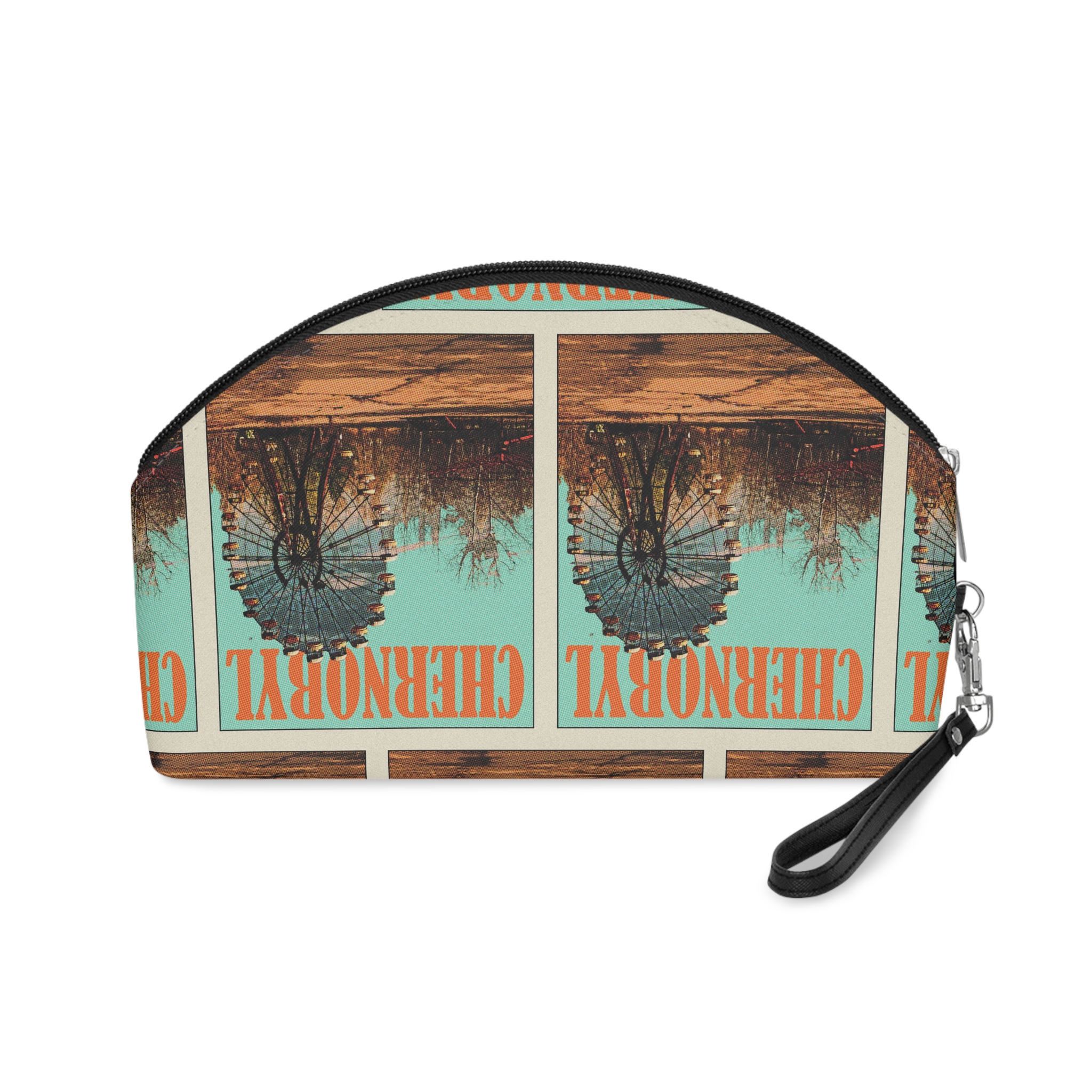 Chernobyl Retro Travel Poster Makeup Bag - Image 2