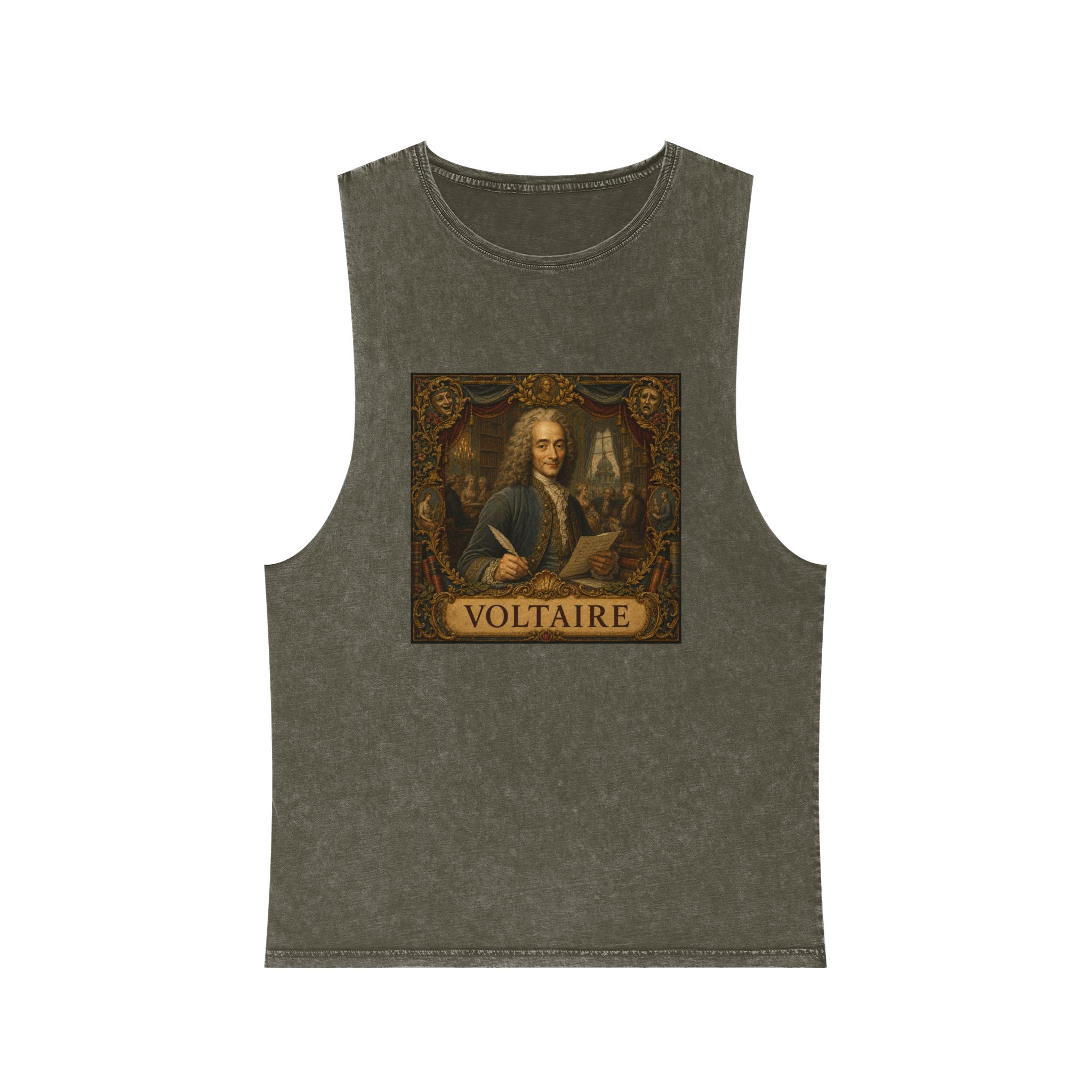 Voltaire Unisex Stonewash Tank Top - Image 5