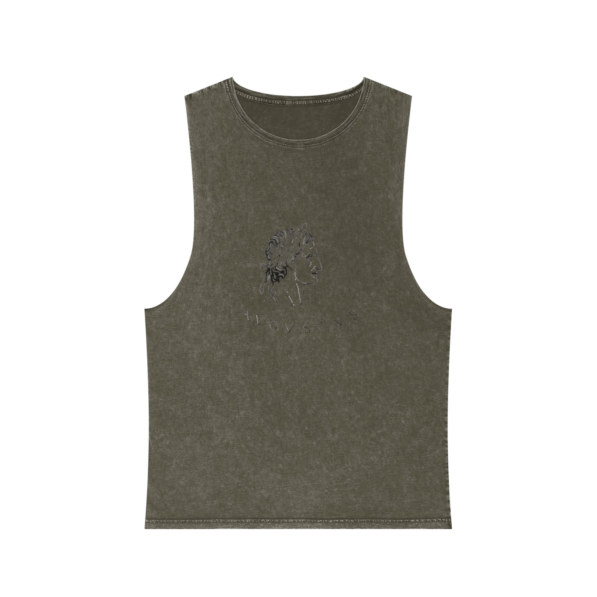 Augustus Unisex Stonewash Tank Top - Image 5