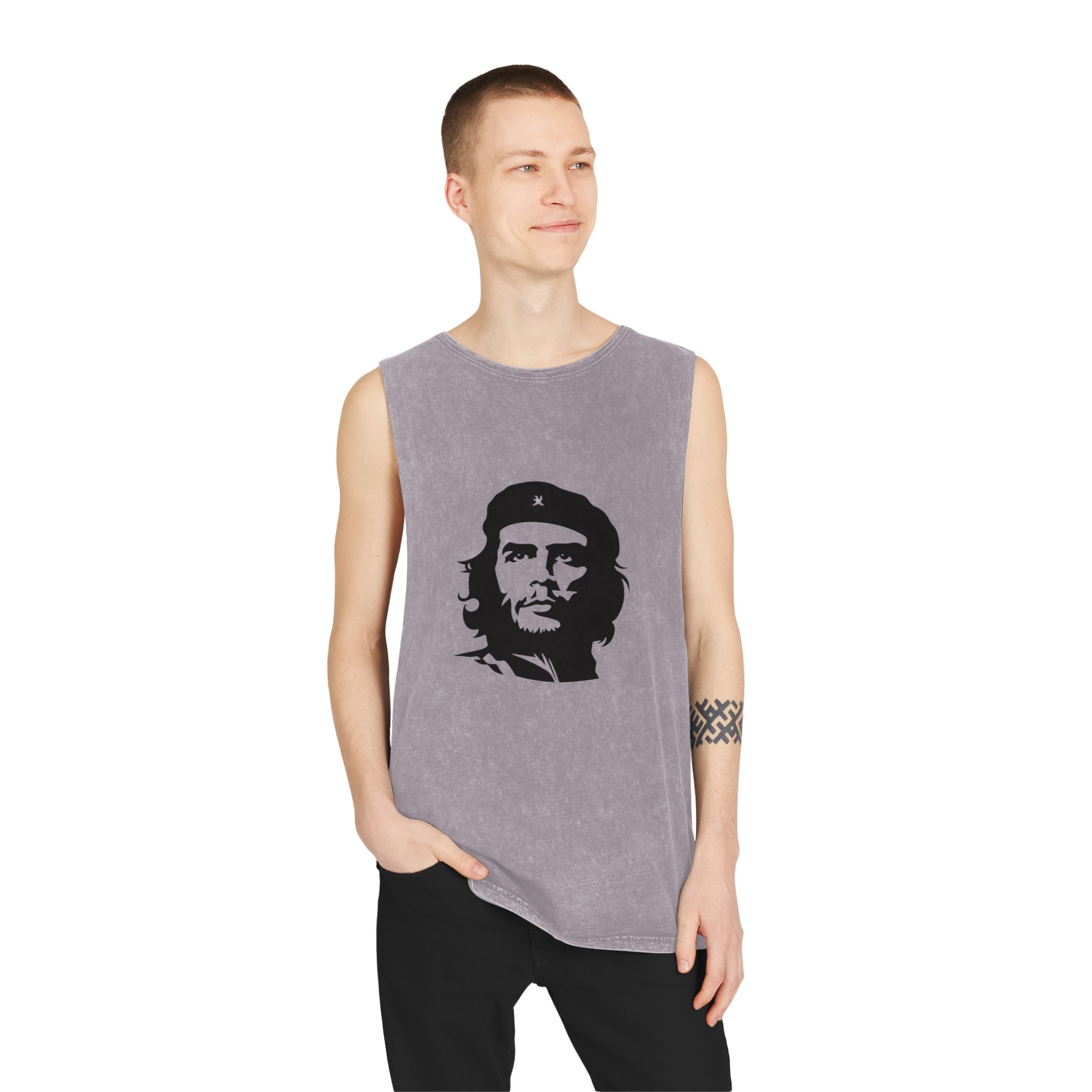 Che Guevara Unisex Stonewash Tank Top - Image 19