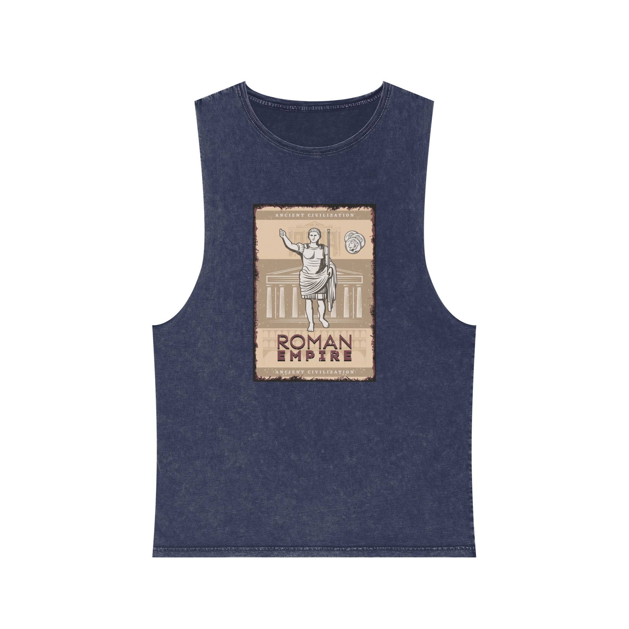 Historical Design 9A748A Unisex Stonewash Tank Top - Image 13