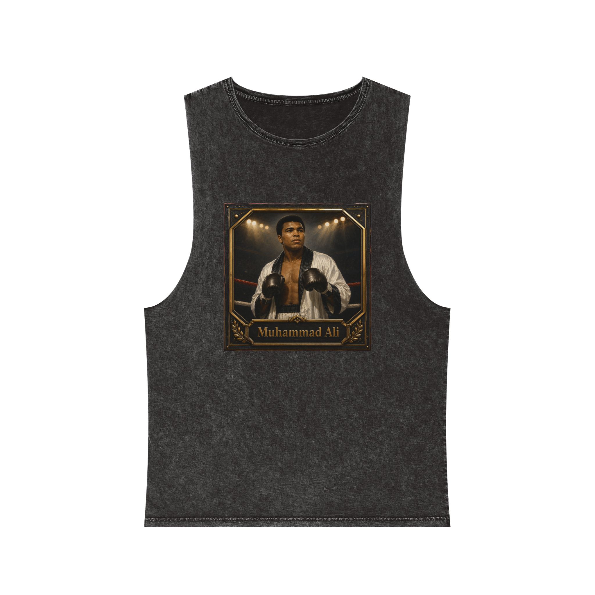 Muhammad Ali Unisex Stonewash Tank Top