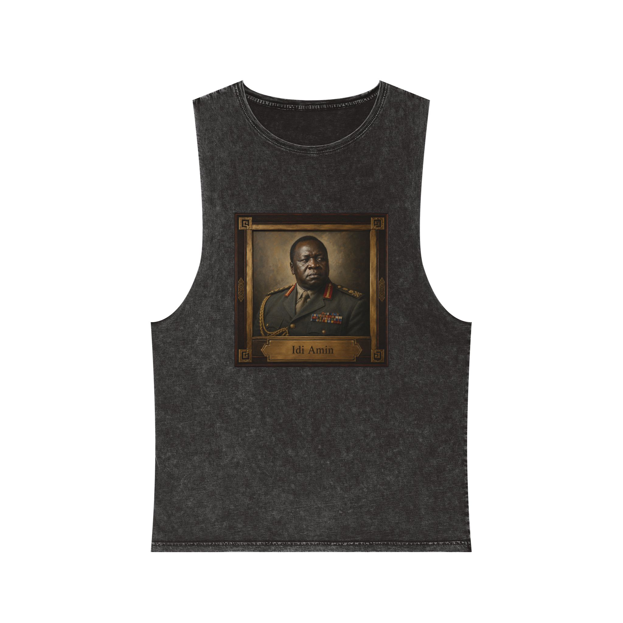 Idi Amin Unisex Stonewash Tank Top
