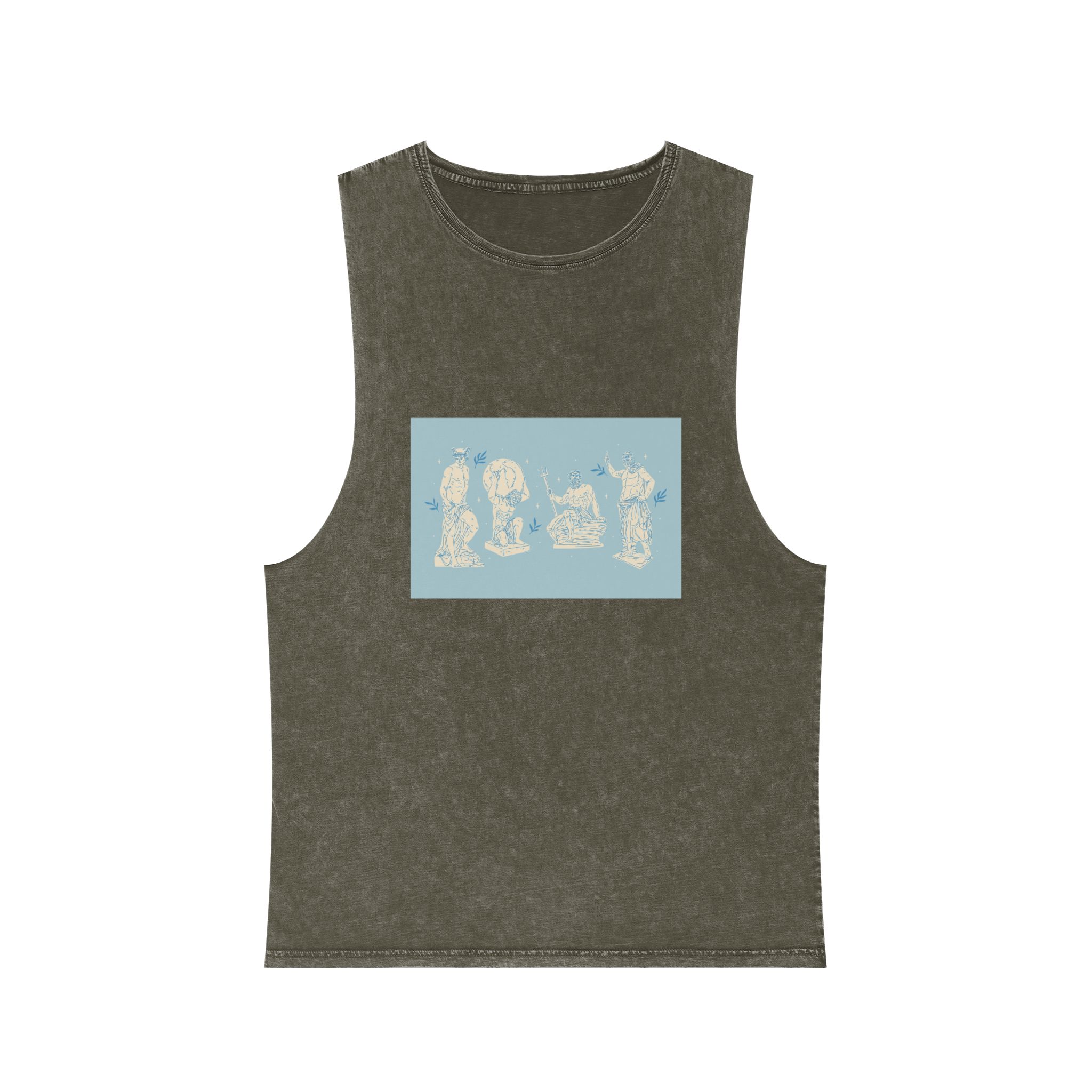 Historical Design E0223A Unisex Stonewash Tank Top - Image 5