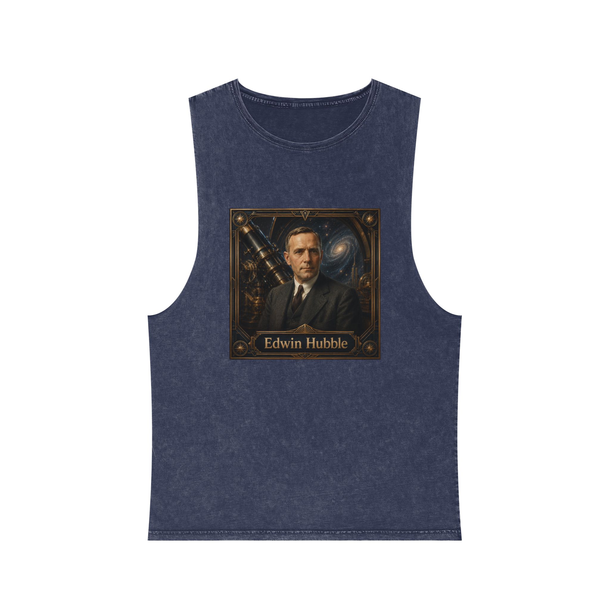 Edwin Hubble Unisex Stonewash Tank Top - Image 13