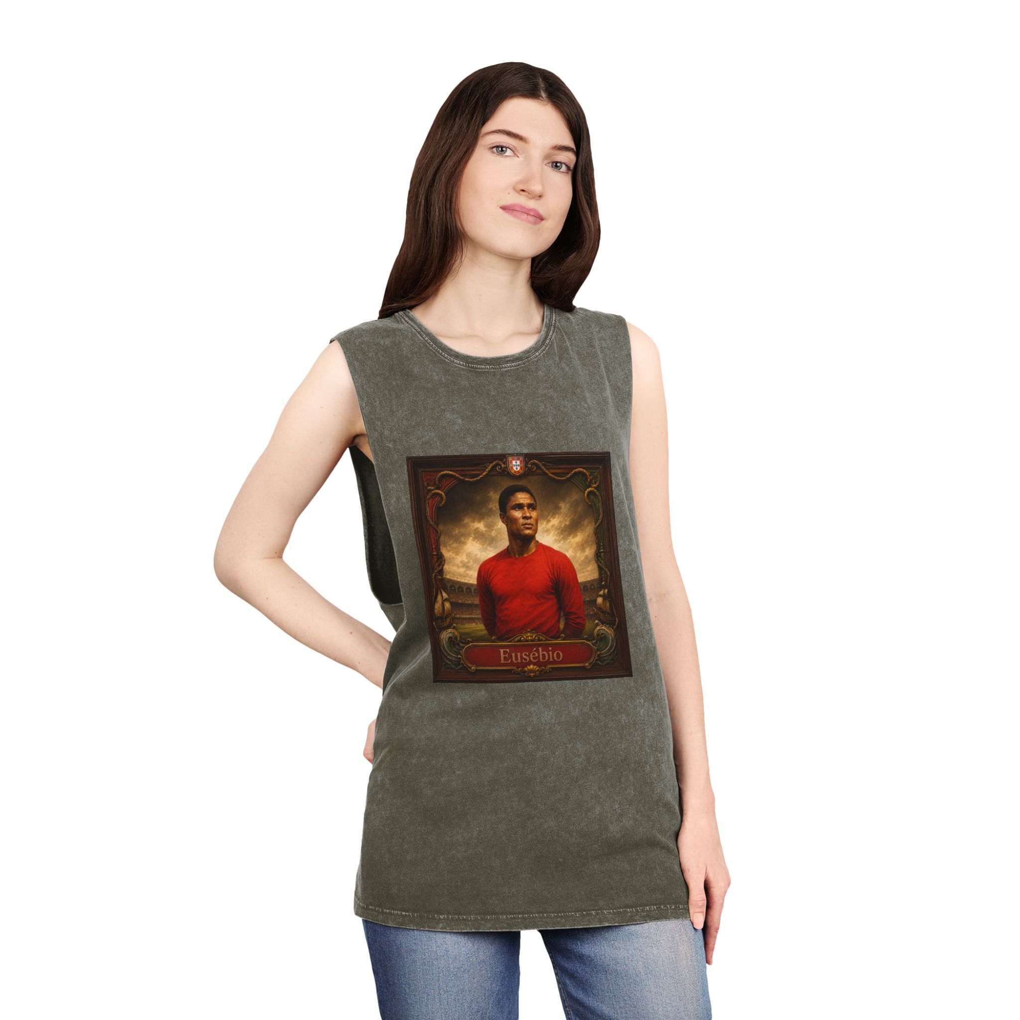 Eusebio Unisex Stonewash Tank Top - Image 8