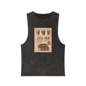 Historical Design E022AA Unisex Stonewash Tank Top