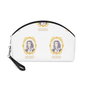 Hand Drawn Isaac Newton Illustration Makeup Bag