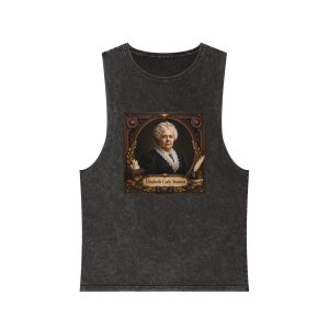 Elizabeth Cady Stanton Unisex Stonewash Tank Top