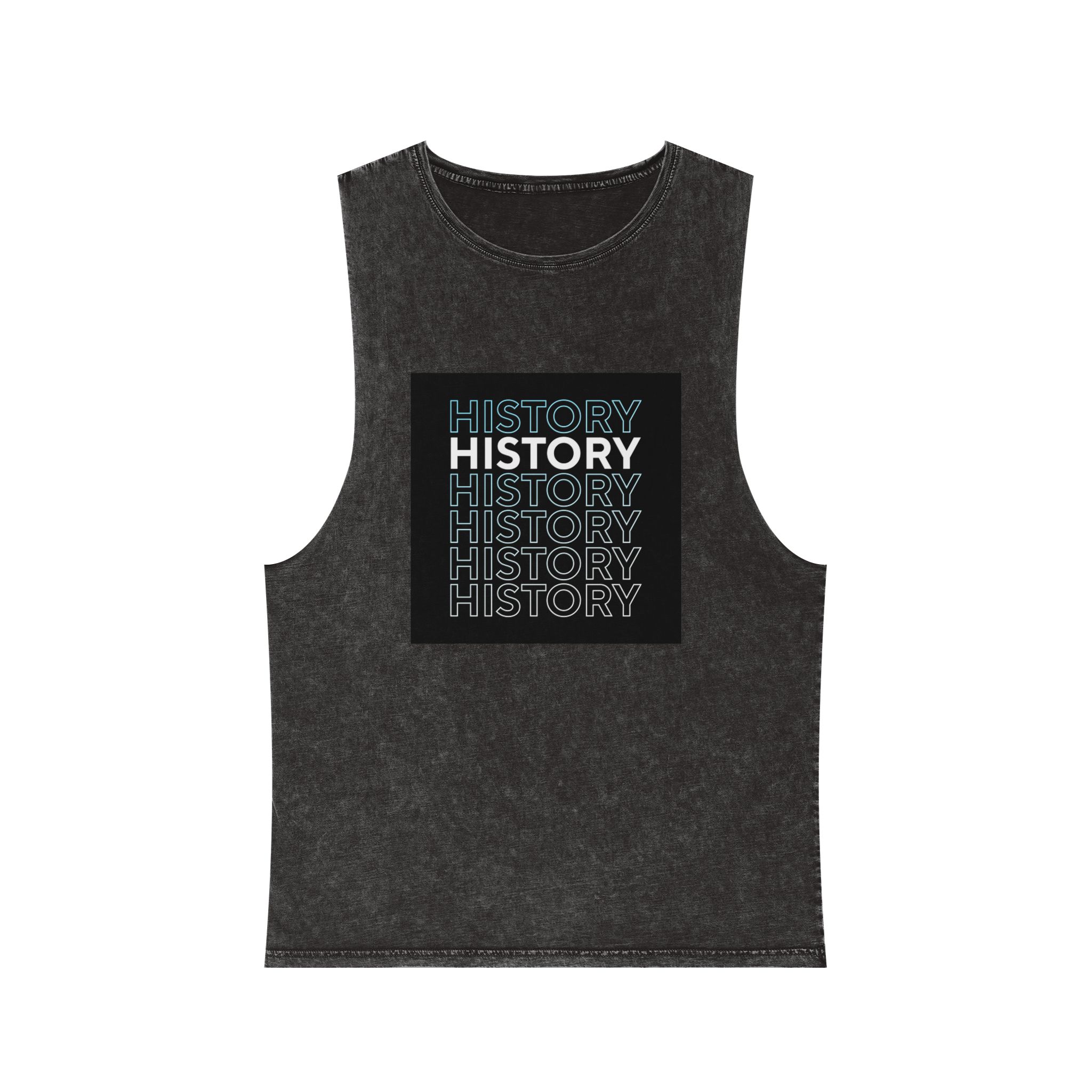 Text Effect Book Tshirt Design 2nd Time 65 Unisex Stonewash Tank Top
