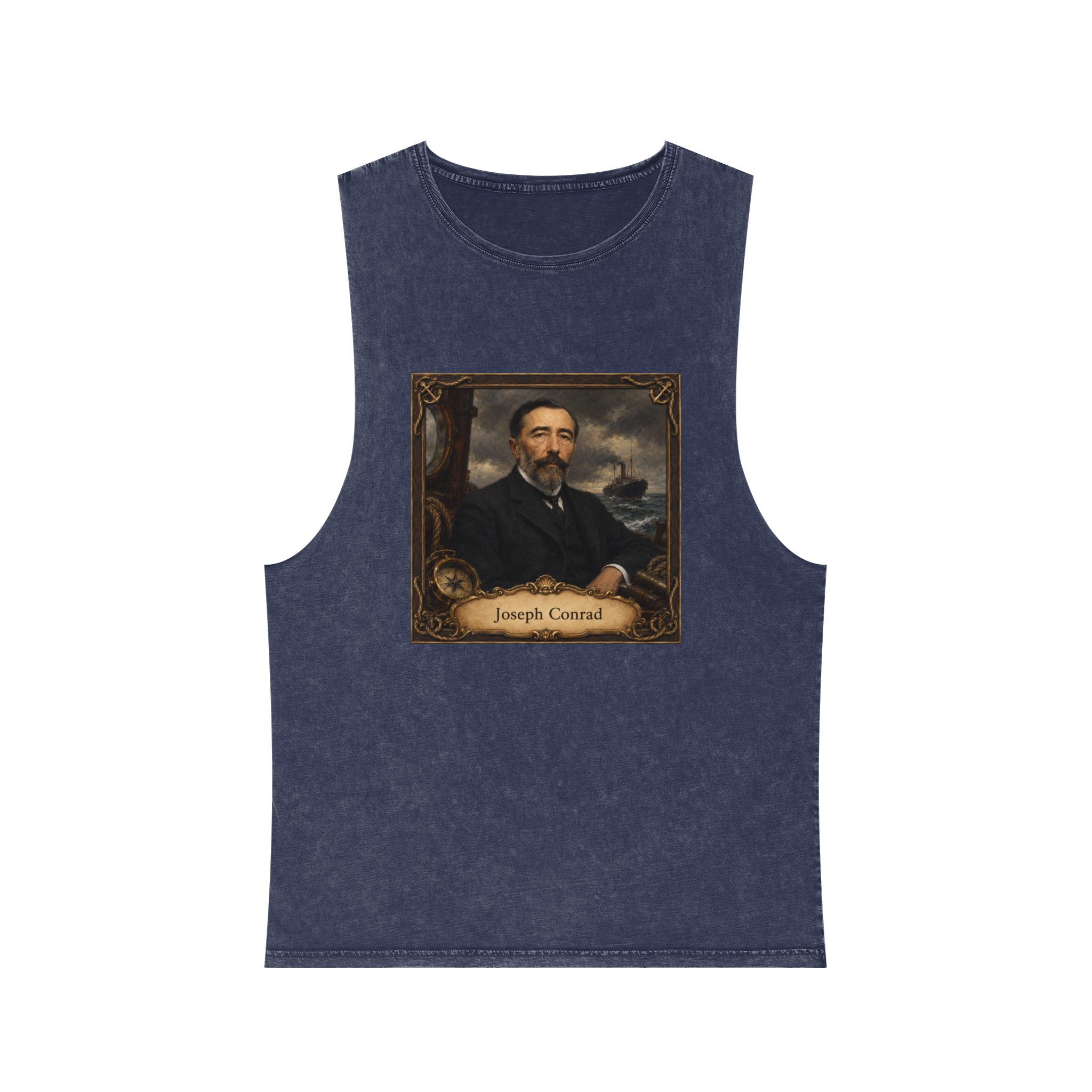 Joseph Conrad Unisex Stonewash Tank Top - Image 13