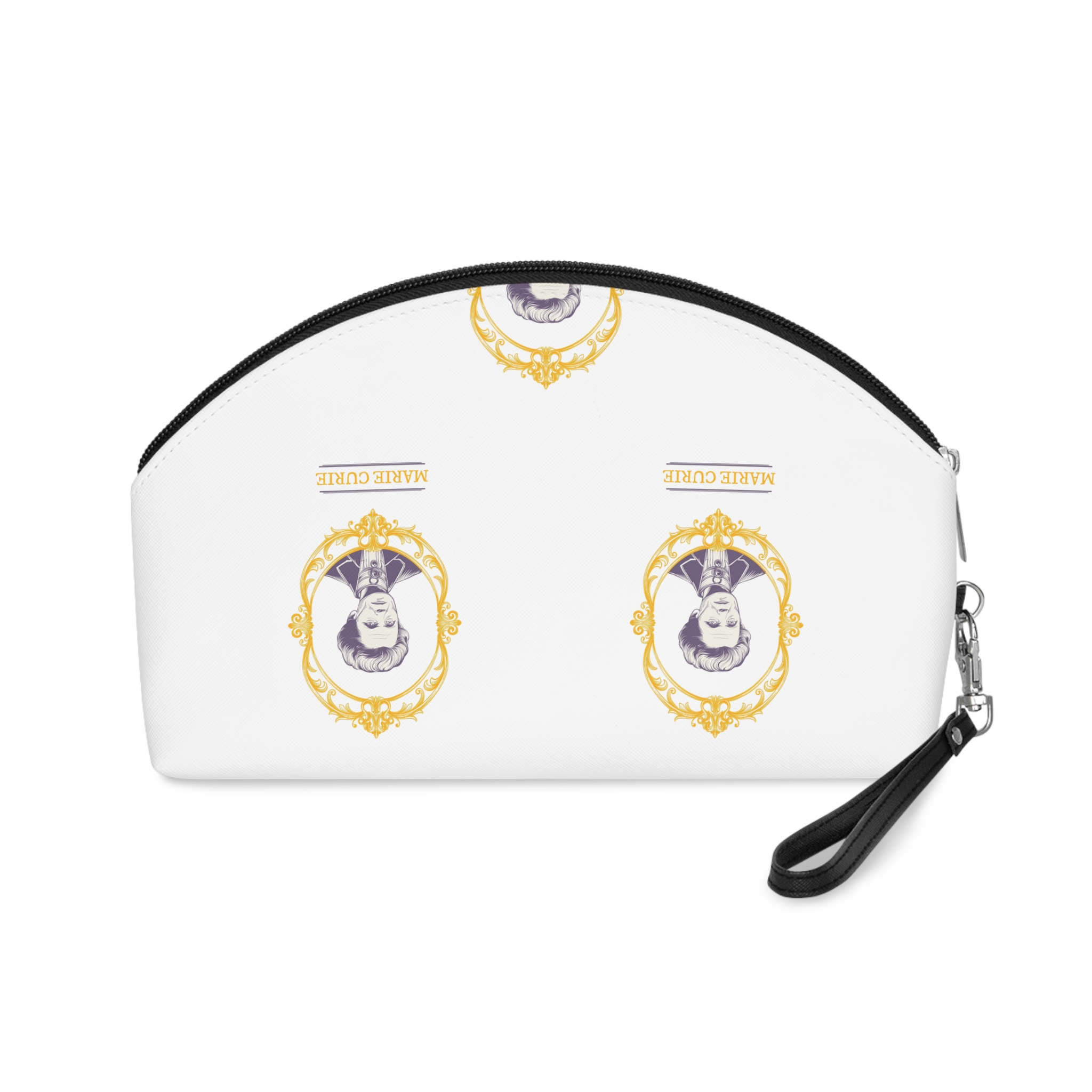 Hand Drawn Marie Curie Illustration Makeup Bag - Image 2