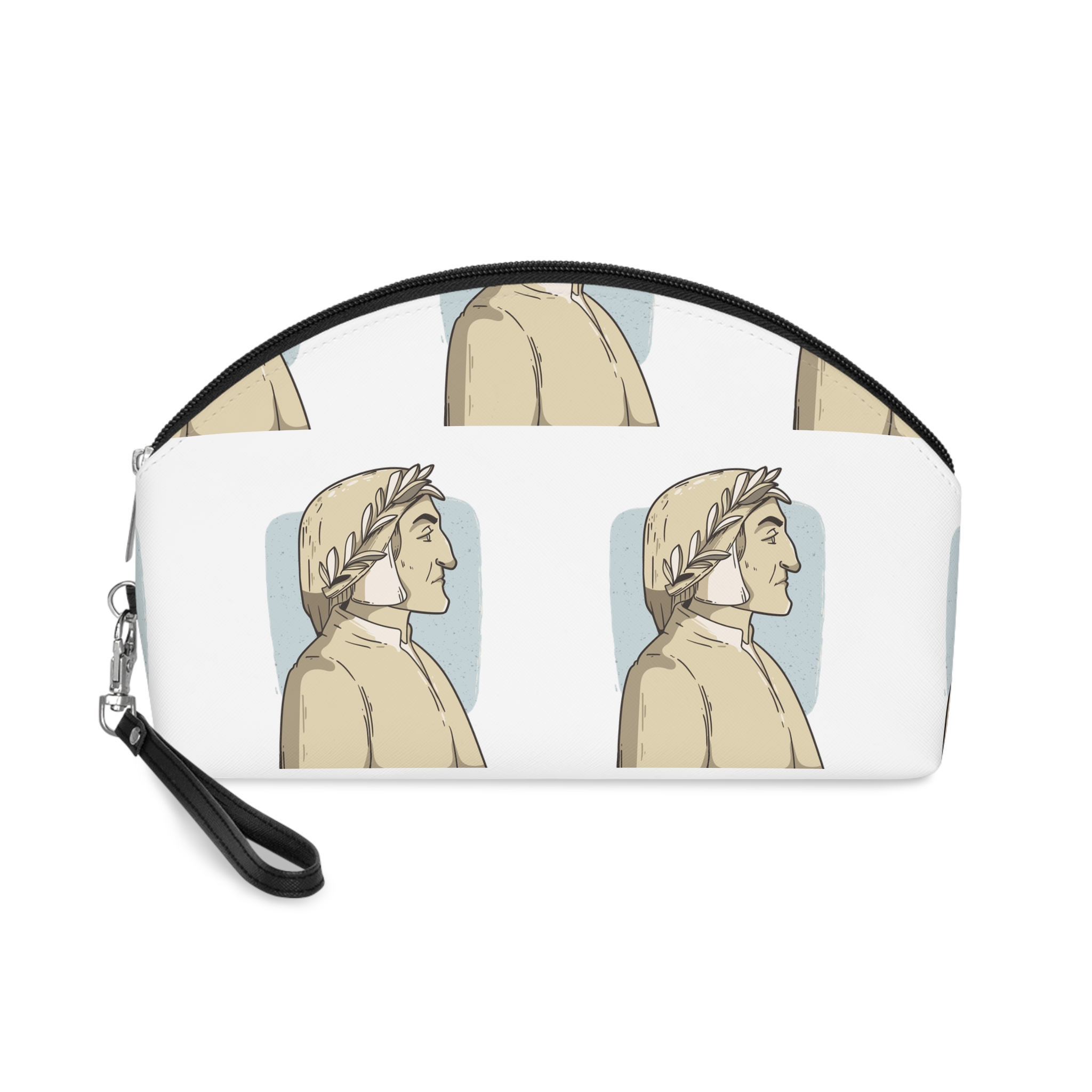 Hand Drawn Dante Illustration Makeup Bag