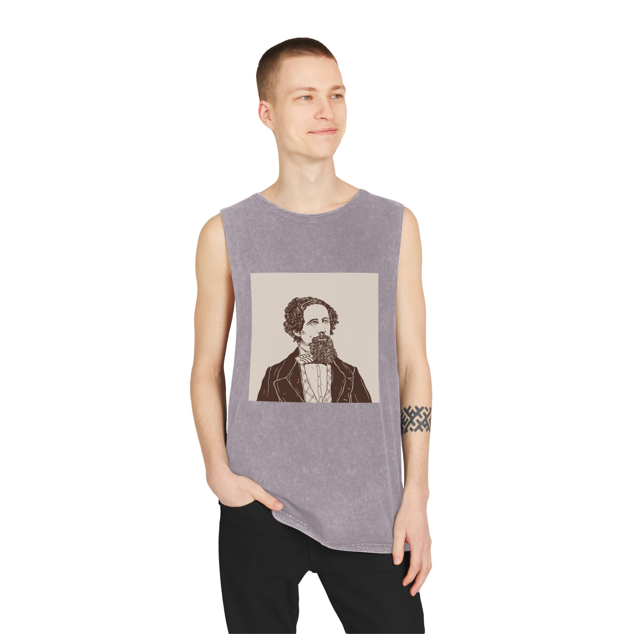 Historical Design 478908 Unisex Stonewash Tank Top - Image 19