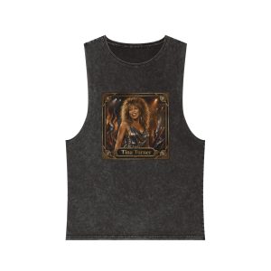 Tina Turner Unisex Stonewash Tank Top