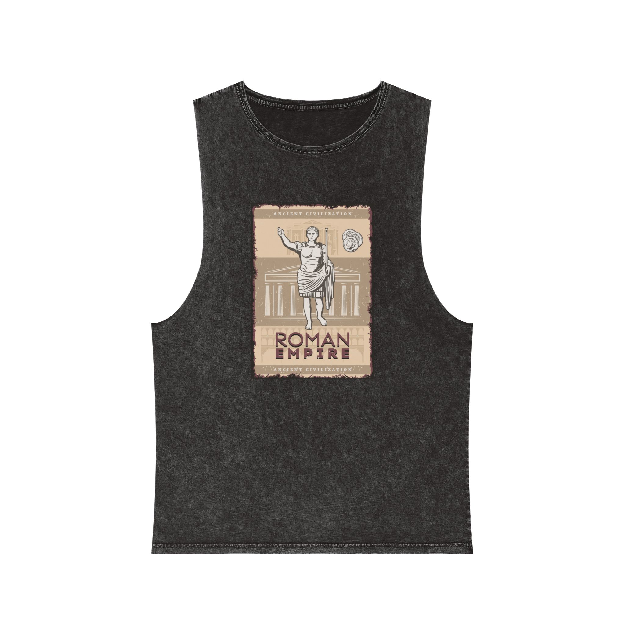 Historical Design 9A748A Unisex Stonewash Tank Top