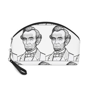 Abraham Lincoln Coloring Page Makeup Bag