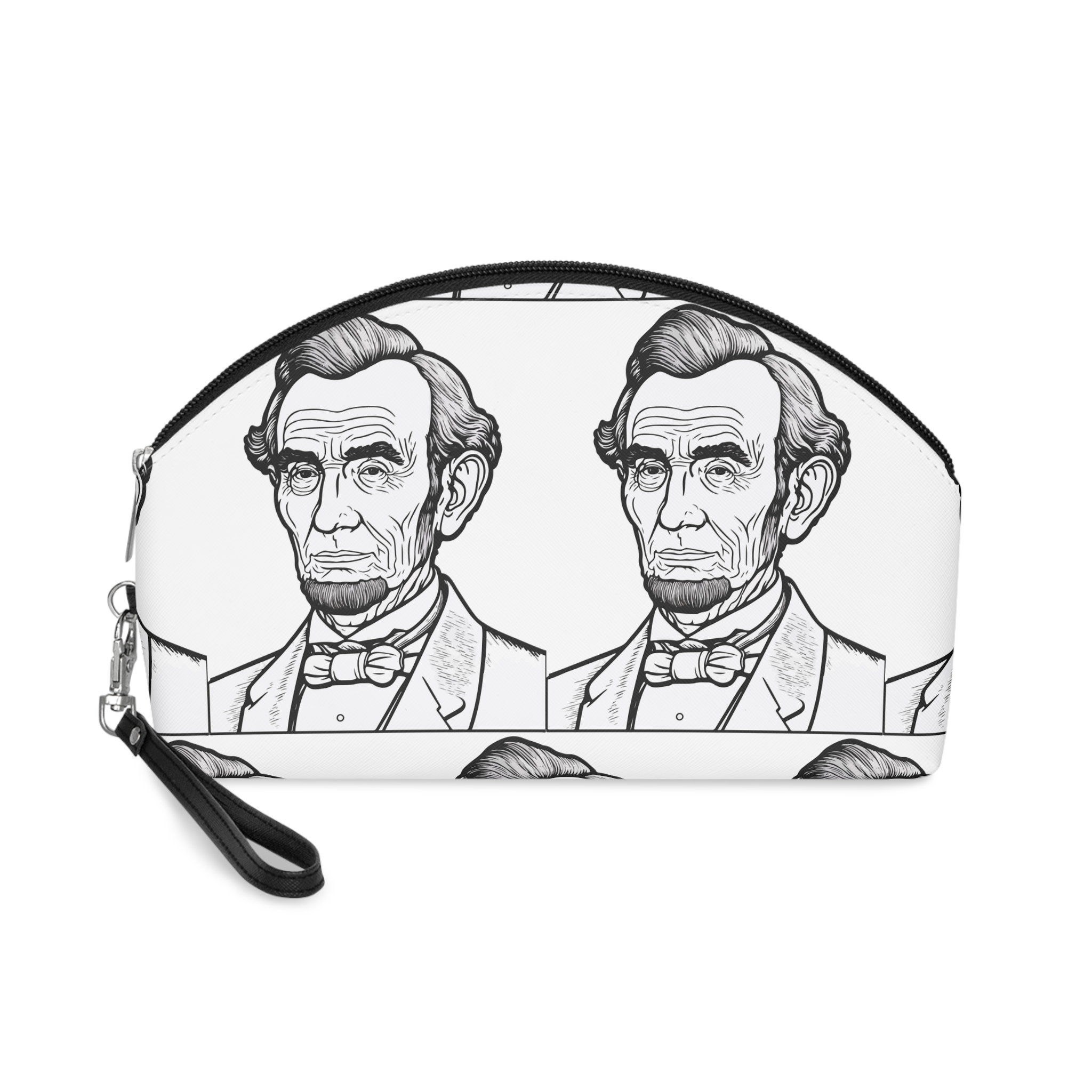 Abraham Lincoln Coloring Page Makeup Bag