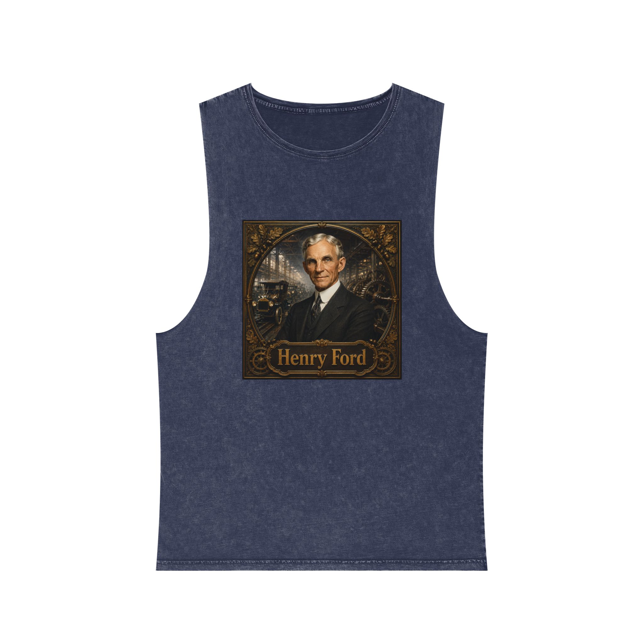 Henry Ford Unisex Stonewash Tank Top - Image 13