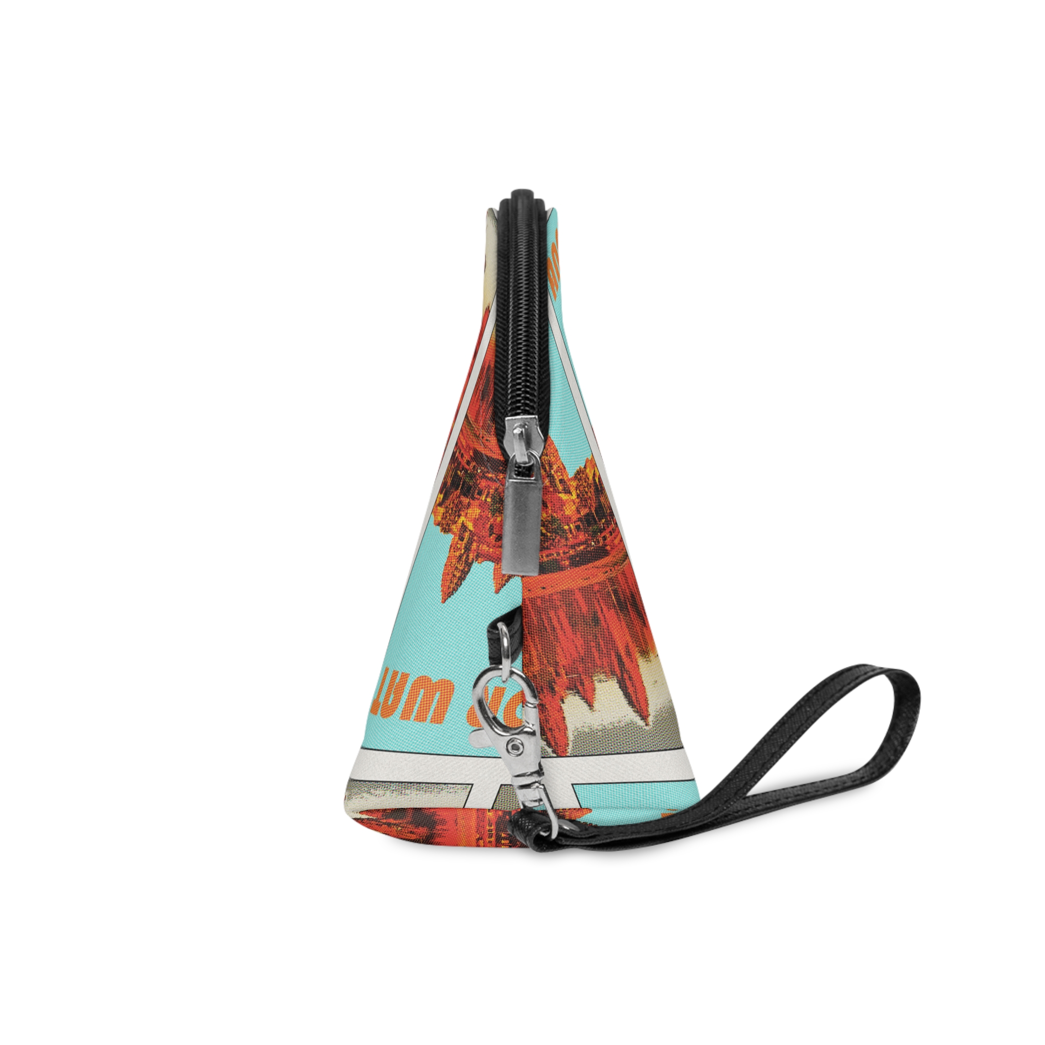 Angkor Wat Retro Travel Poster (1) Makeup Bag - Image 3