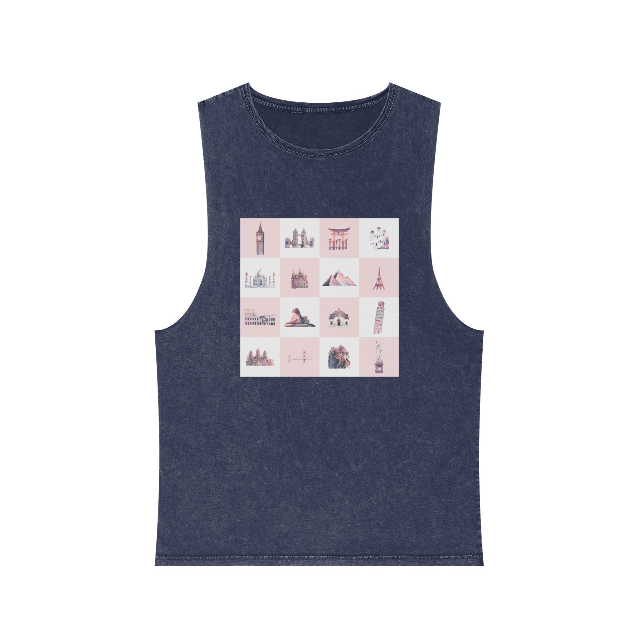 Historical Design A1684C Unisex Stonewash Tank Top - Image 13