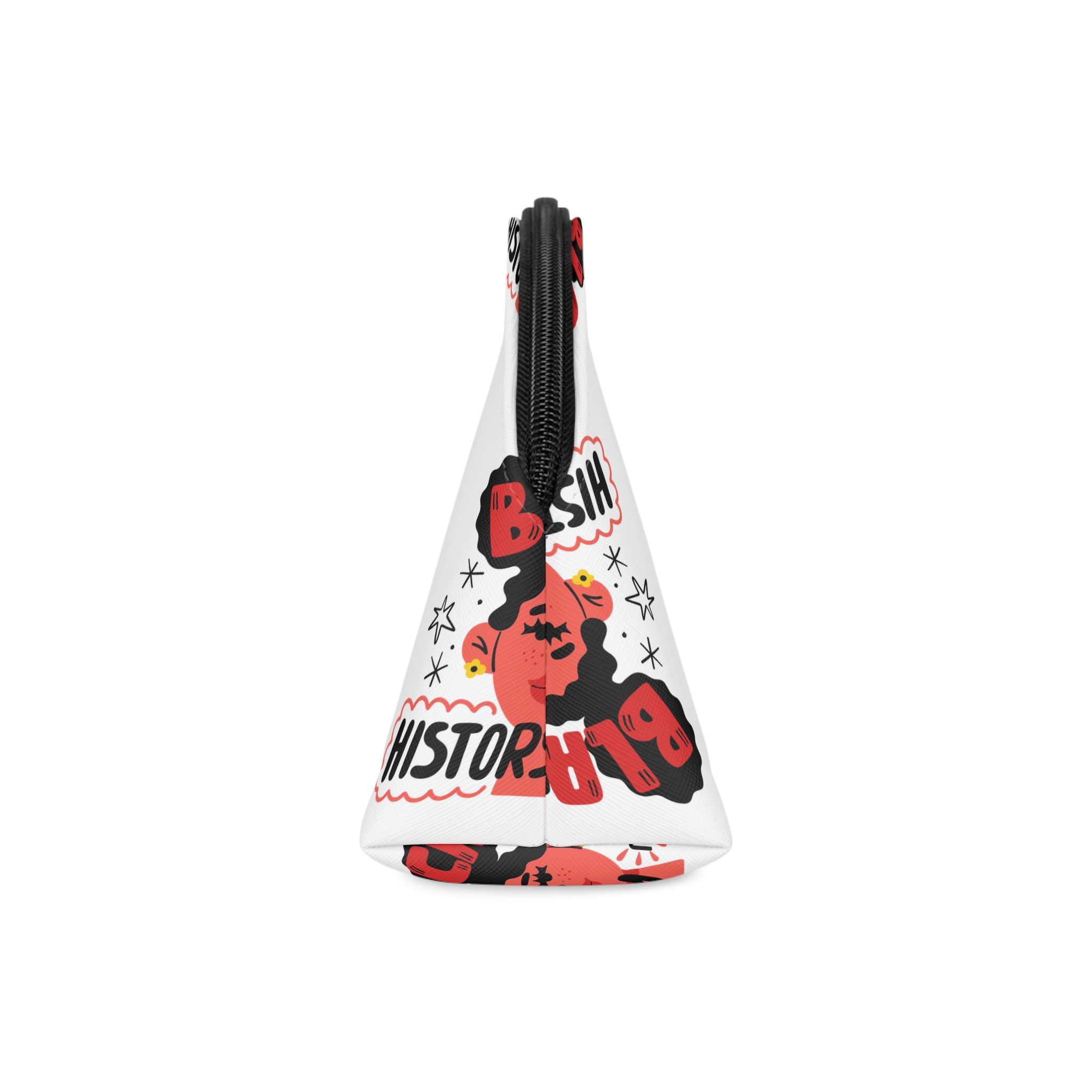 Flat Text Illustration Black History Month Celebration Makeup Bag - Image 4